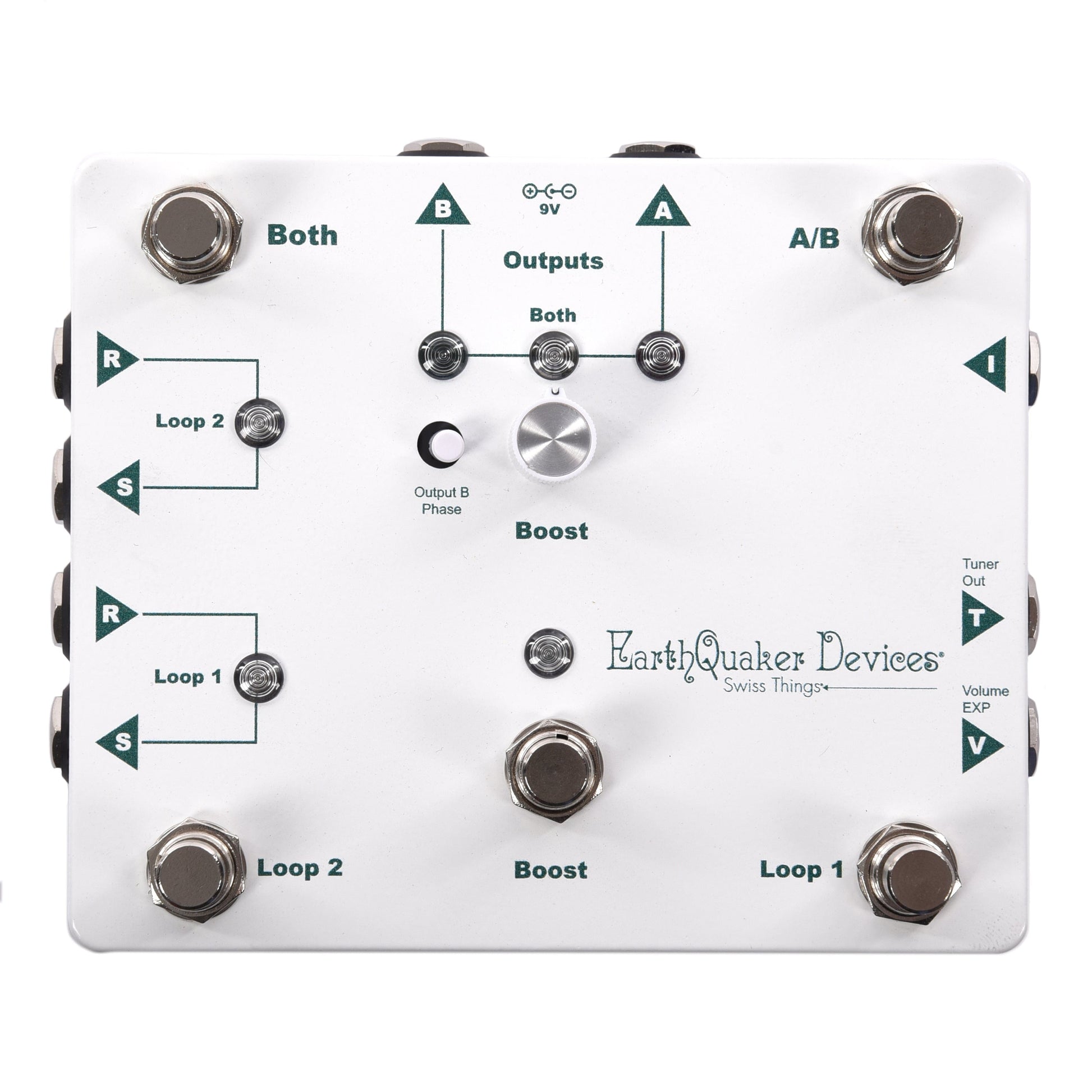 EarthQuaker Devices Swiss Things Pedalboard Reconciler One-of-a-Kind Color #01 Effects and Pedals / Controllers, Volume and Expression