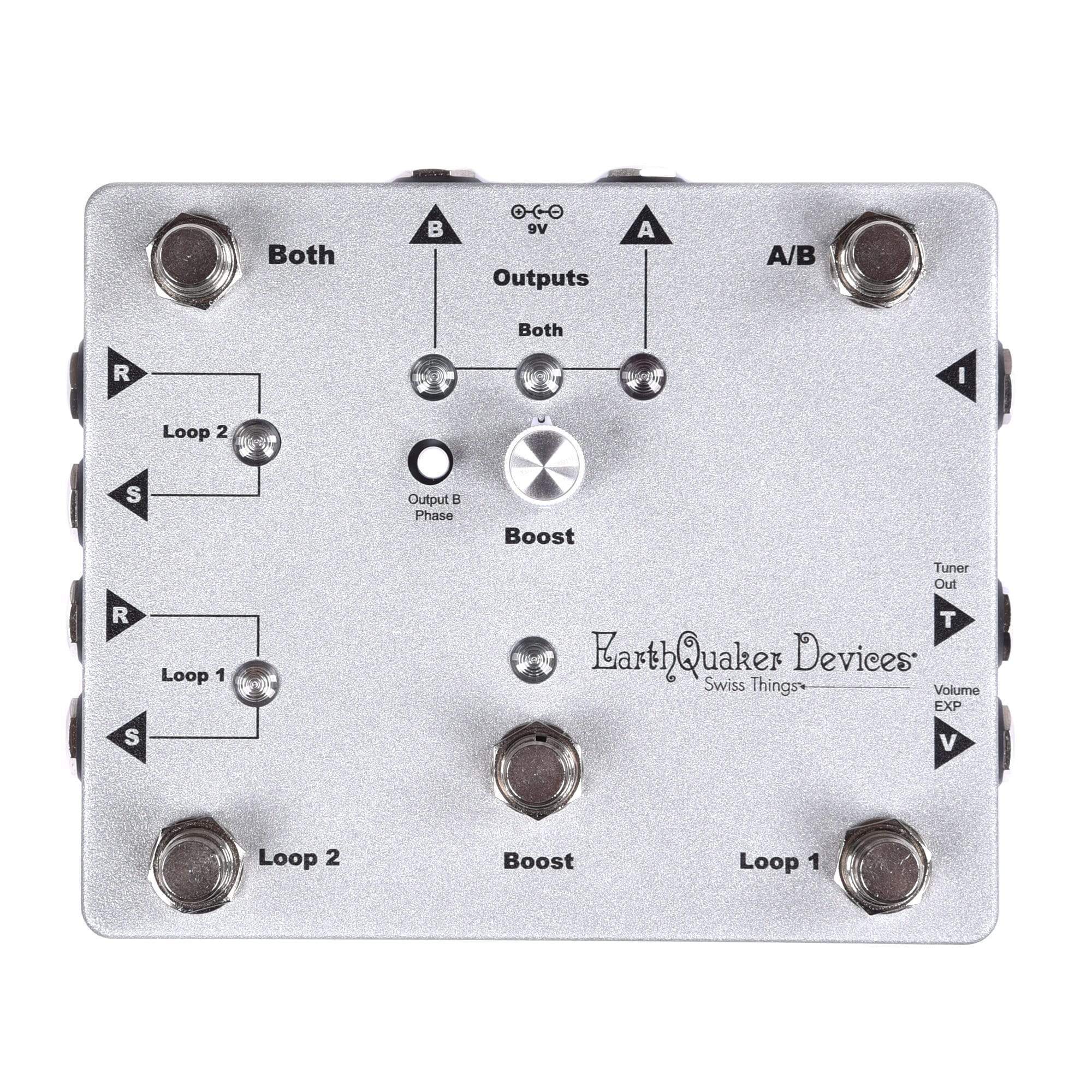 Earthquaker Devices Swiss Things Pedalboard Reconciler Textured Tin Foil Effects and Pedals / Controllers, Volume and Expression