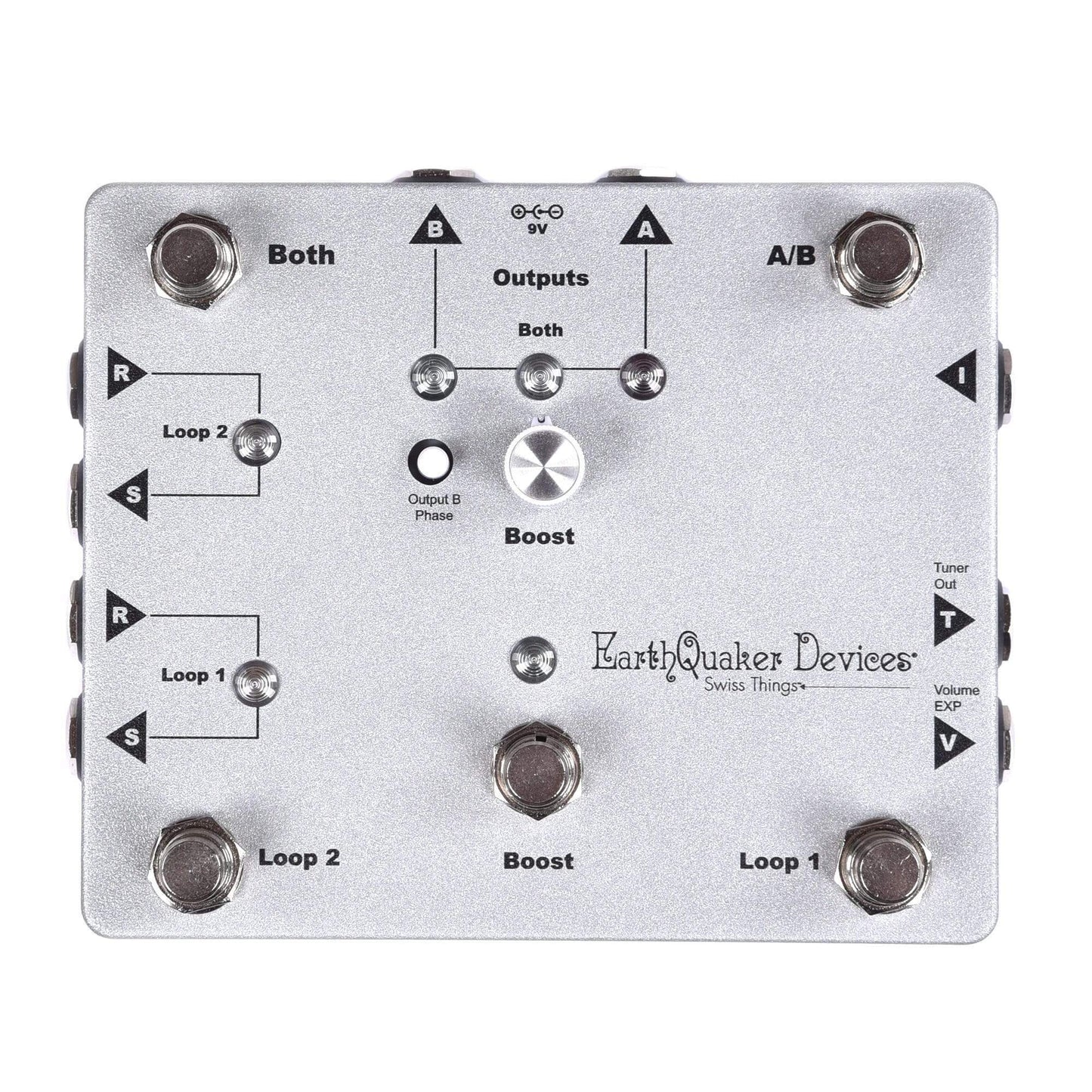 Earthquaker Devices Swiss Things Pedalboard Reconciler Textured Tin Foil Effects and Pedals / Controllers, Volume and Expression
