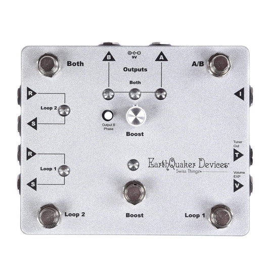 Earthquaker Devices Swiss Things Pedalboard Reconciler Textured Tin Foil Effects and Pedals / Controllers, Volume and Expression