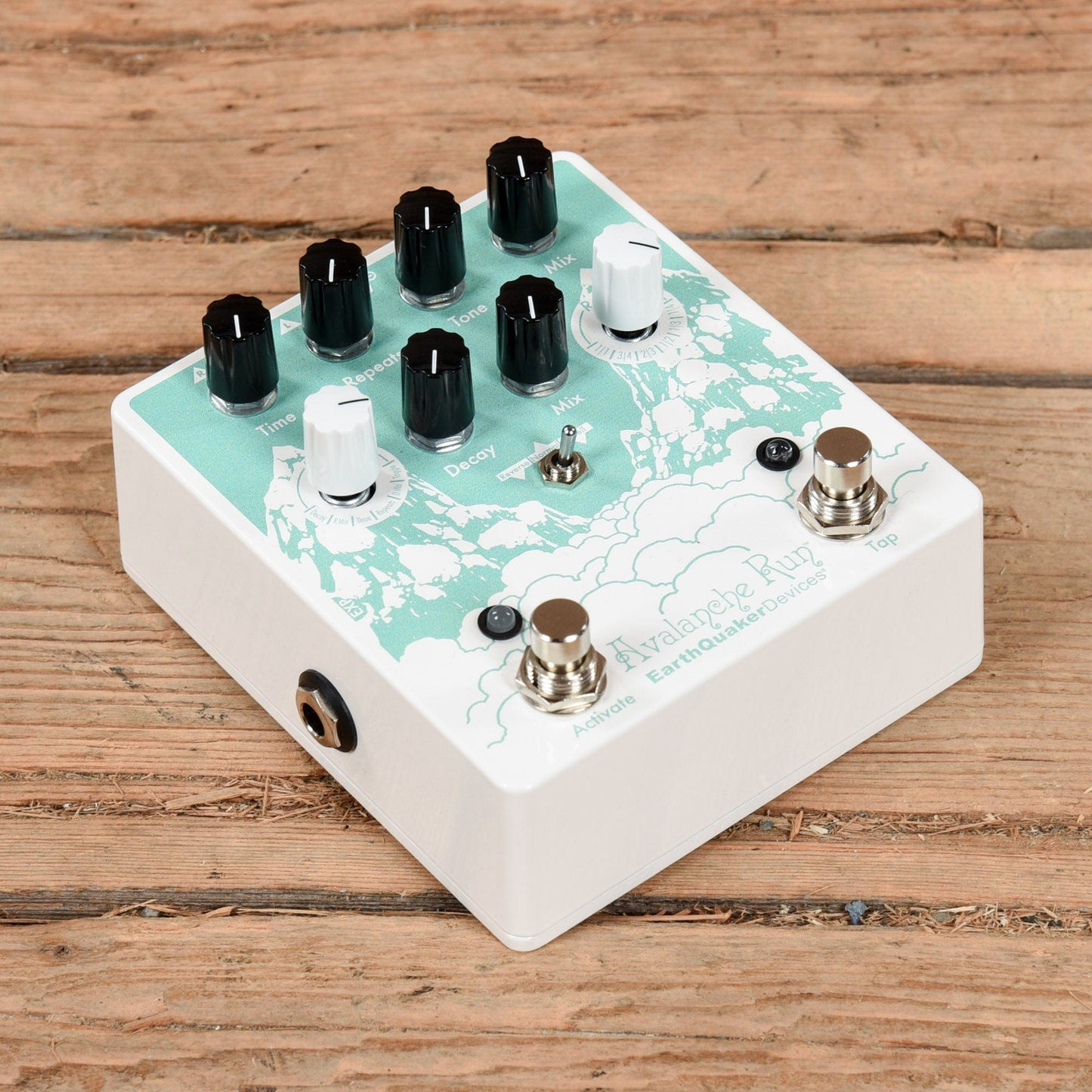 Earthquaker Devices Avalanche Run v2 Stereo Delay & Reverb White & Mint Effects and Pedals / Delay