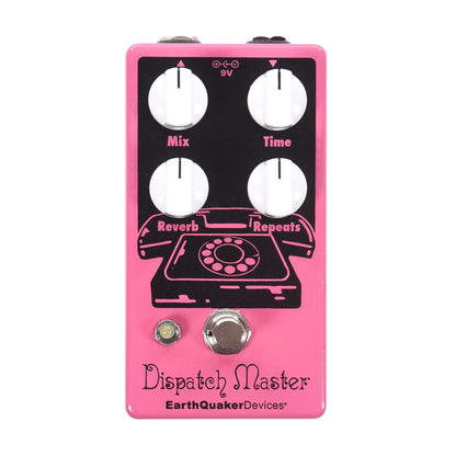 Earthquaker Devices Dispatch Master Delay & Reverb V3 Heather Pink & Black Effects and Pedals / Delay
