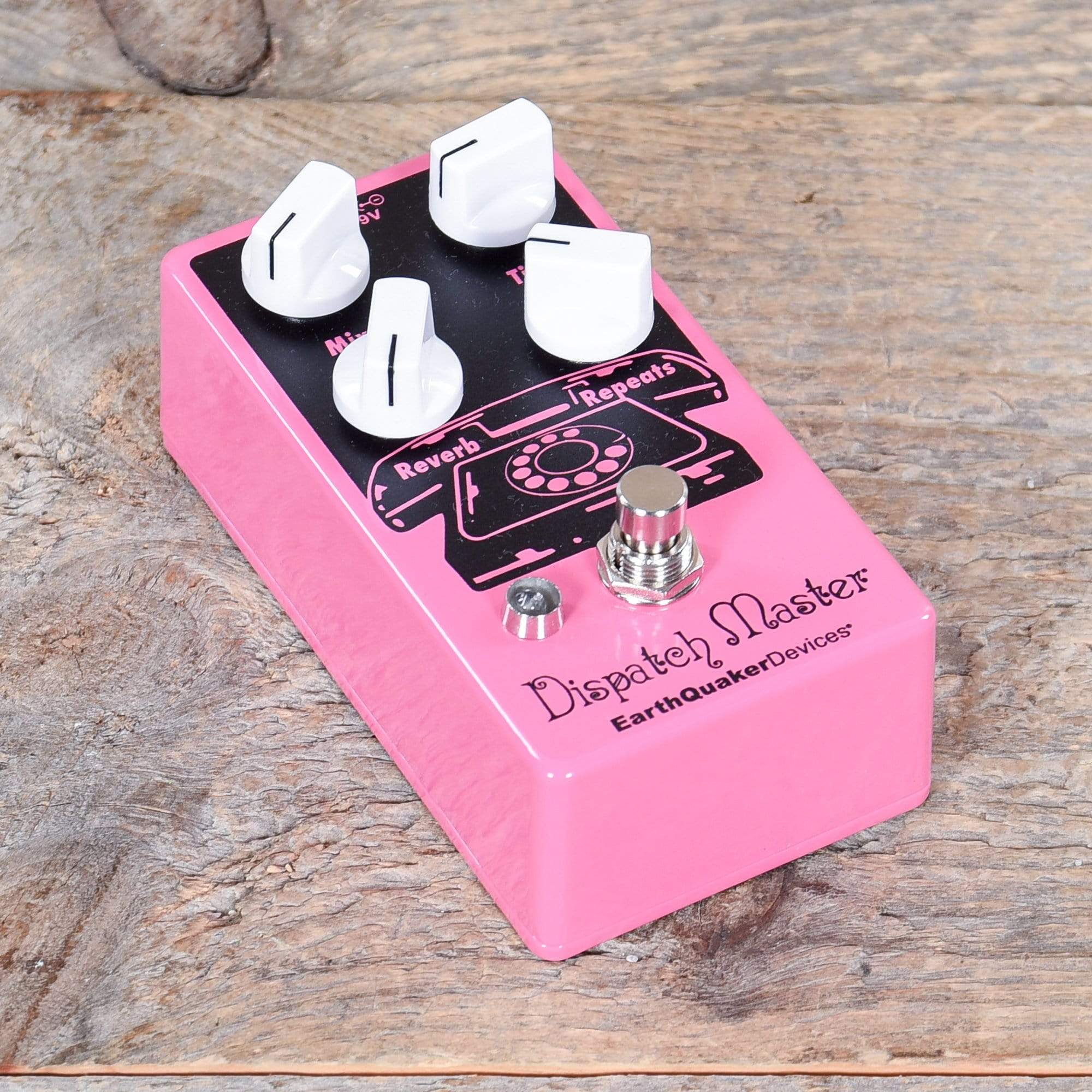 Earthquaker Devices Dispatch Master Delay & Reverb V3 Heather Pink & Black Effects and Pedals / Delay