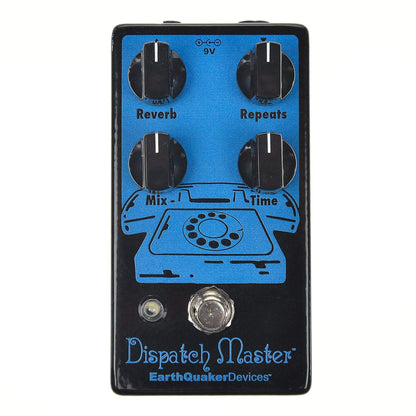 Earthquaker Devices Dispatch Master Digital Delay & Reverb Limited Edition Black/Blue v2 Effects and Pedals / Delay