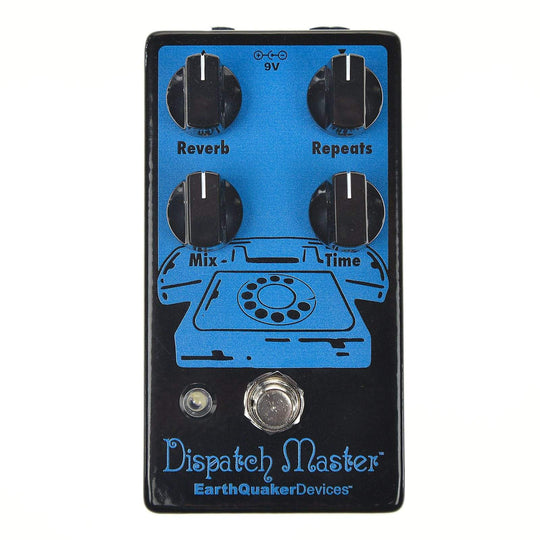 Earthquaker Devices Dispatch Master Digital Delay & Reverb Limited Edition Black/Blue v2 Effects and Pedals / Delay