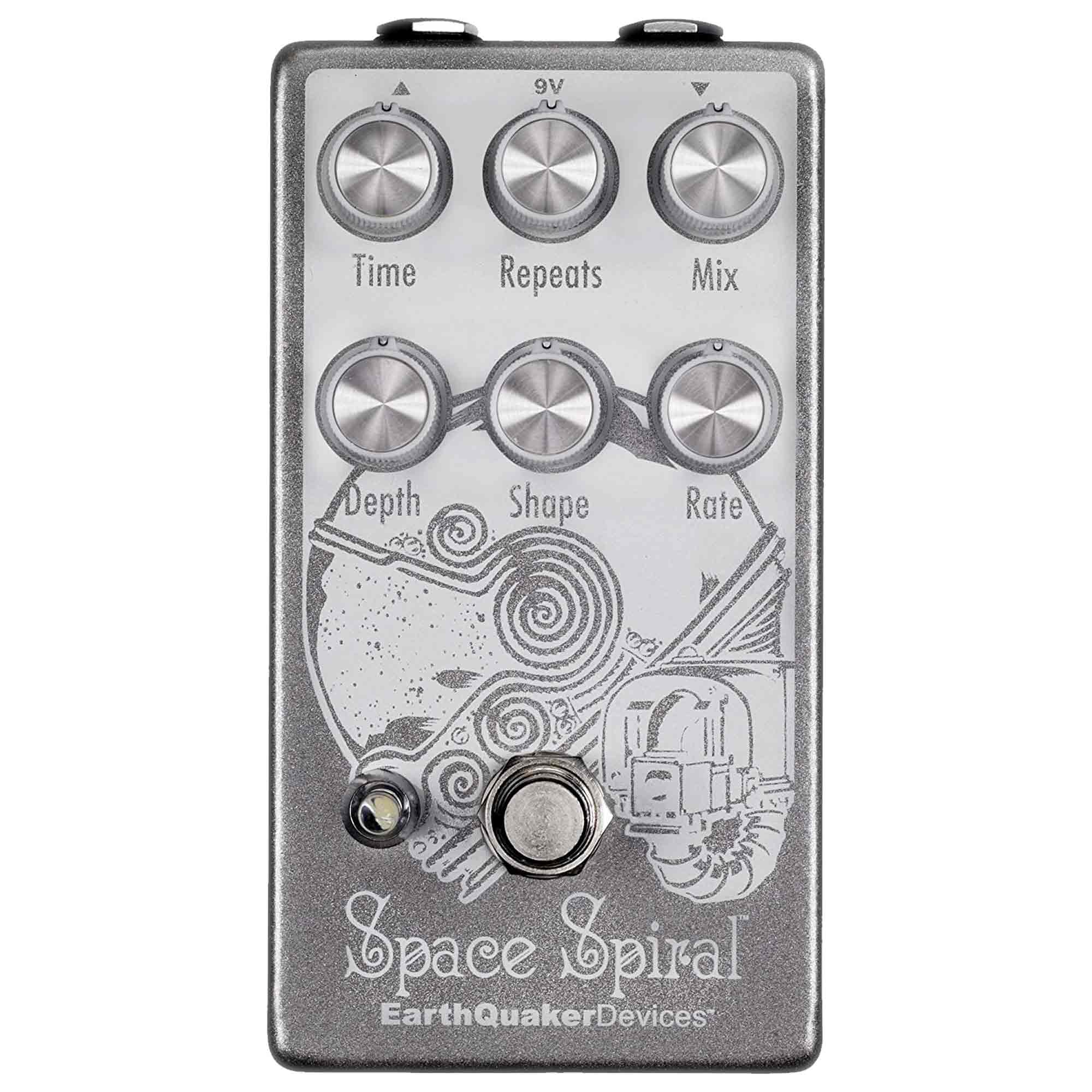 Earthquaker Devices Space Spiral Modulated Delay v2 Bundle w/ Truetone 1 Spot Space Saving 9v Adapter Effects and Pedals / Delay
