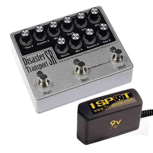 Earthquaker Devices Disaster Transport SR Modulated Delay Reverb Machine Bundle w/ Truetone 1 Spot Adapter Effects and Pedals / Delay,Effects and Pedals / Reverb