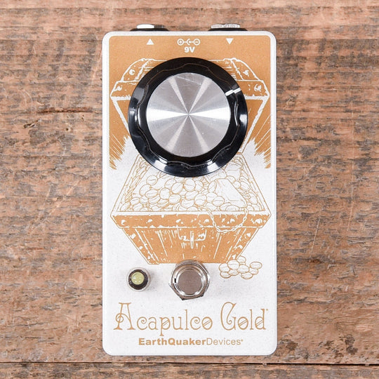 Earthquaker Devices Acapulco Gold v2 Power Amp Distortion White Sparkle & Gold Effects and Pedals / Distortion