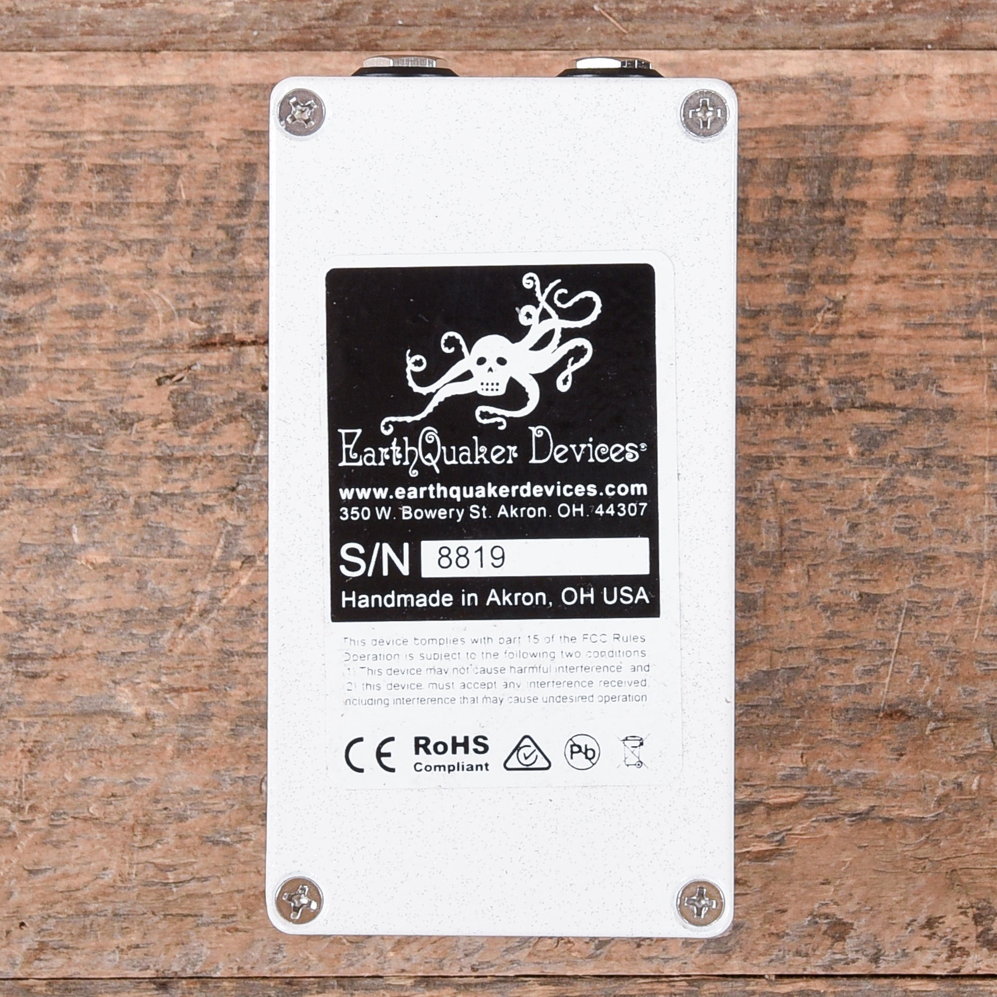 Earthquaker Devices Acapulco Gold v2 Power Amp Distortion White Sparkle & Gold Effects and Pedals / Distortion