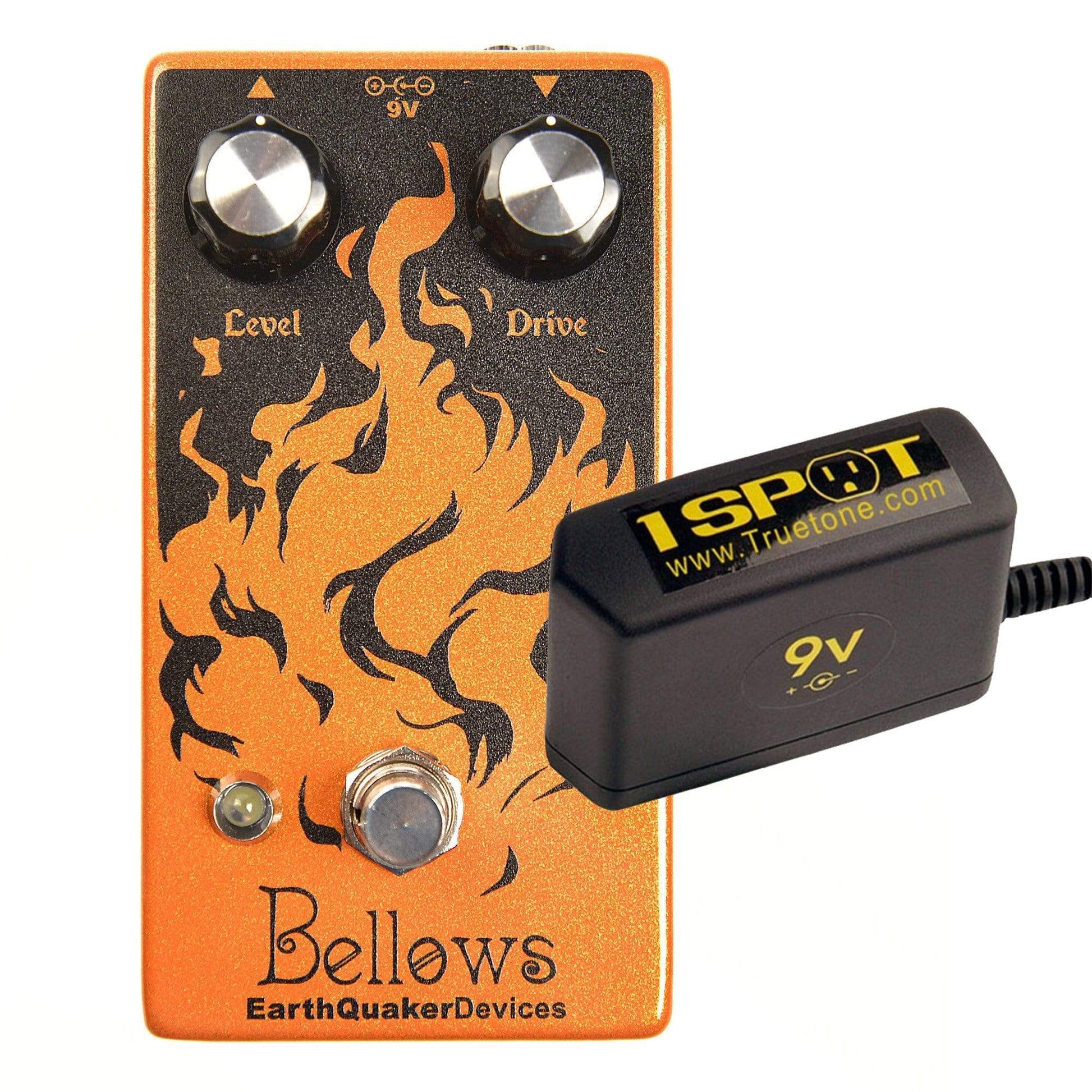Earthquaker Devices Bellows Fuzzdriver Bundle w/ Truetone 1 Spot Space Saving 9v Adapter Effects and Pedals / Fuzz