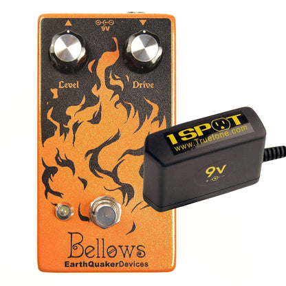 Earthquaker Devices Bellows Fuzzdriver Bundle w/ Truetone 1 Spot Space Saving 9v Adapter Effects and Pedals / Fuzz