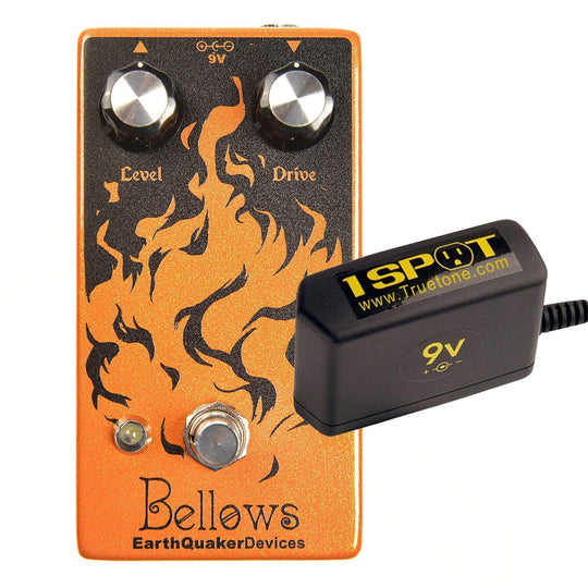 Earthquaker Devices Bellows Fuzzdriver Bundle w/ Truetone 1 Spot Space Saving 9v Adapter Effects and Pedals / Fuzz