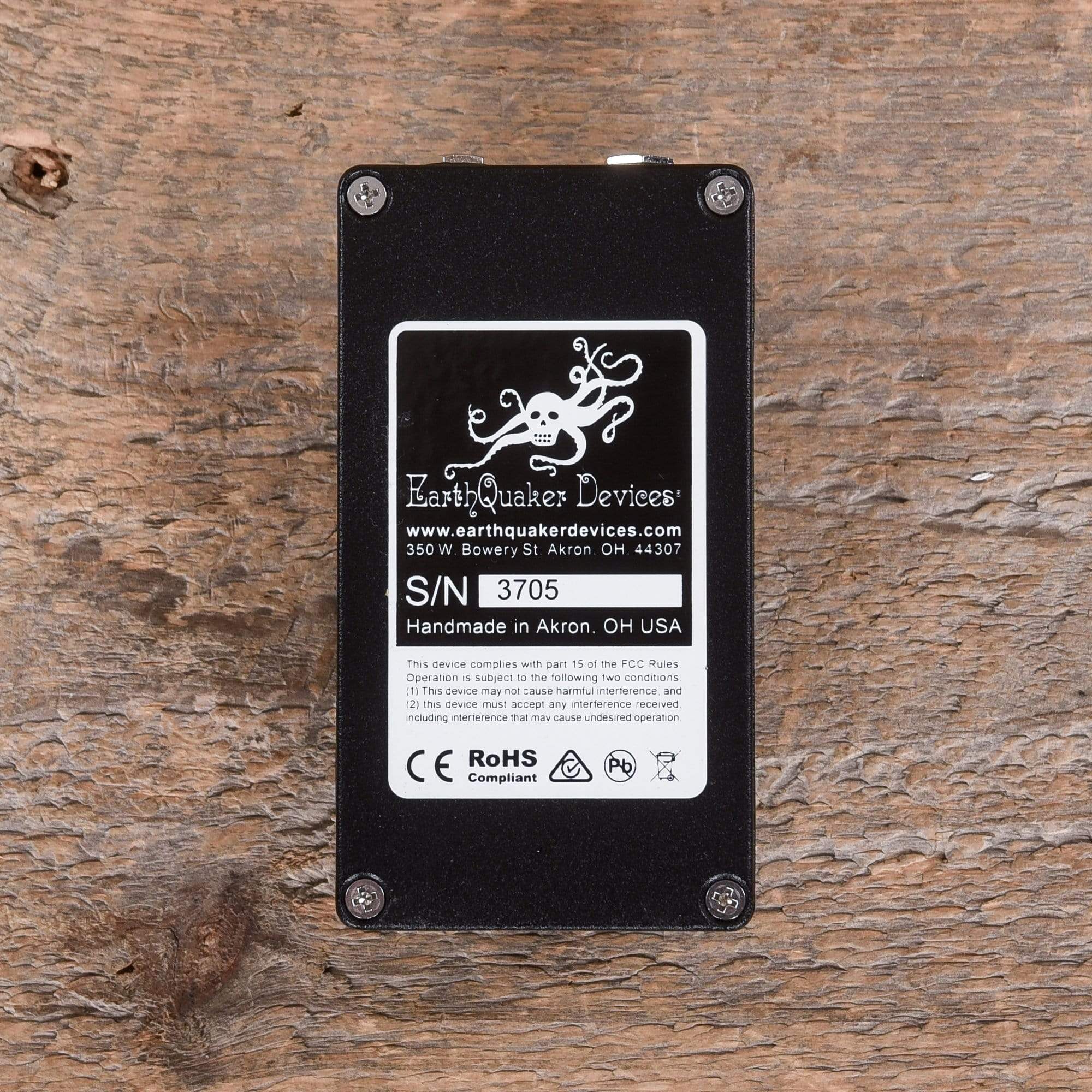 Earthquaker Devices Cloven Hoof v2 Inverse Black Effects and Pedals / Fuzz