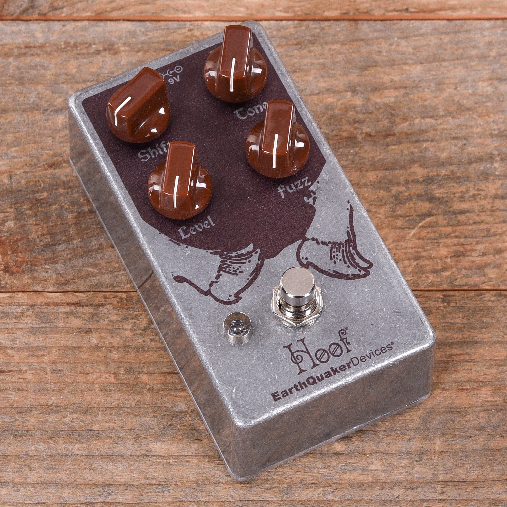 Earthquaker Devices Hoof v2 Hybrid Fuzz Raw Metal & Brown Effects and Pedals / Fuzz