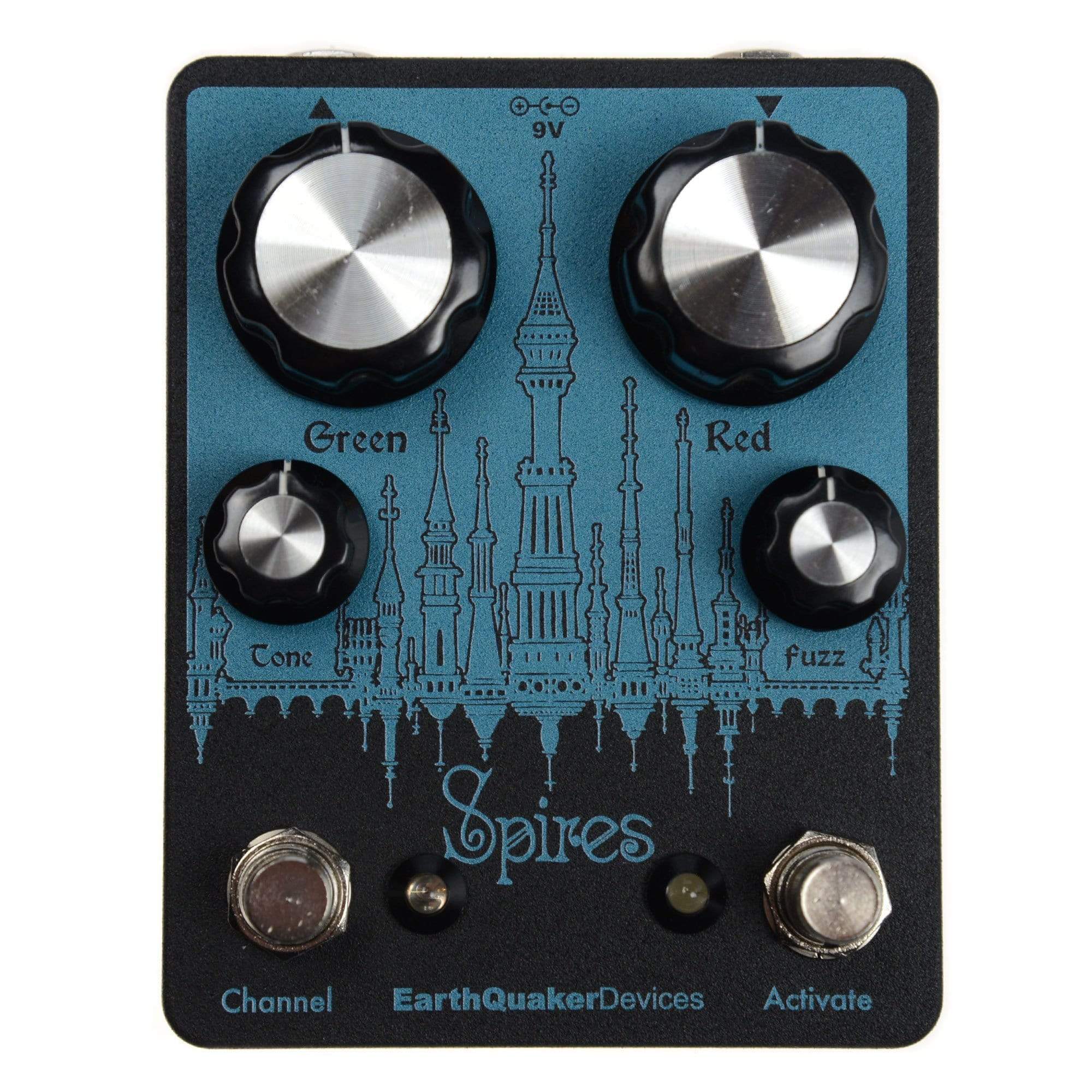 Earthquaker Devices Spires Double Fuzz Bundle w/ Truetone 1 Spot Space Saving 9v Adapter Effects and Pedals / Fuzz