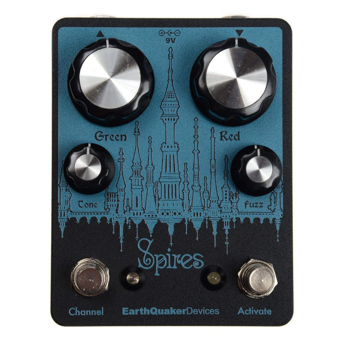 Earthquaker Devices Spires Double Fuzz Bundle w/ Truetone 1 Spot Space Saving 9v Adapter Effects and Pedals / Fuzz