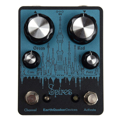 Earthquaker Devices Spires Double Fuzz Bundle w/ Truetone 1 Spot Space Saving 9v Adapter Effects and Pedals / Fuzz
