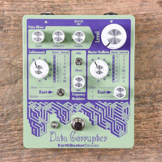 Earthquaker Devices Data Corrupter Modulated Monophonic Harmonizing PLL Pastel Green & Purple Effects and Pedals / Octave and Pitch