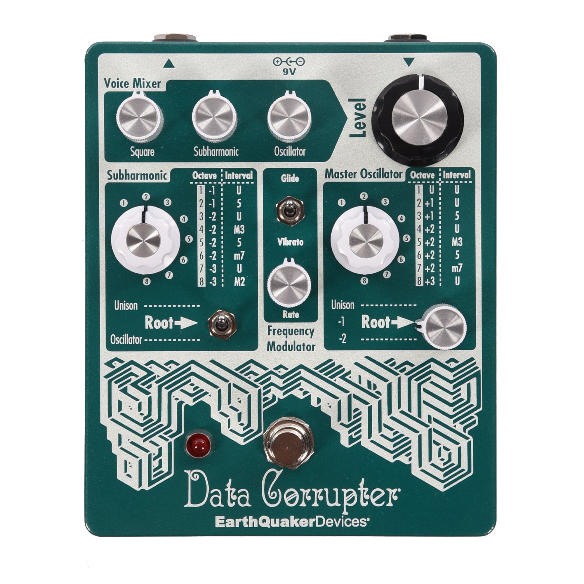 Earthquaker Devices Data Corrupter Modulated Monophonic Harmonizing PLL  Pedal Winter Mint