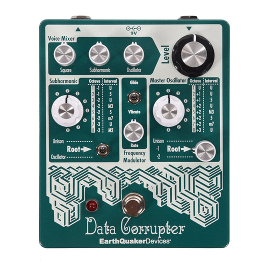 Earthquaker Devices Data Corrupter Modulated Monophonic Harmonizing PLL Pedal Winter Mint Effects and Pedals / Octave and Pitch