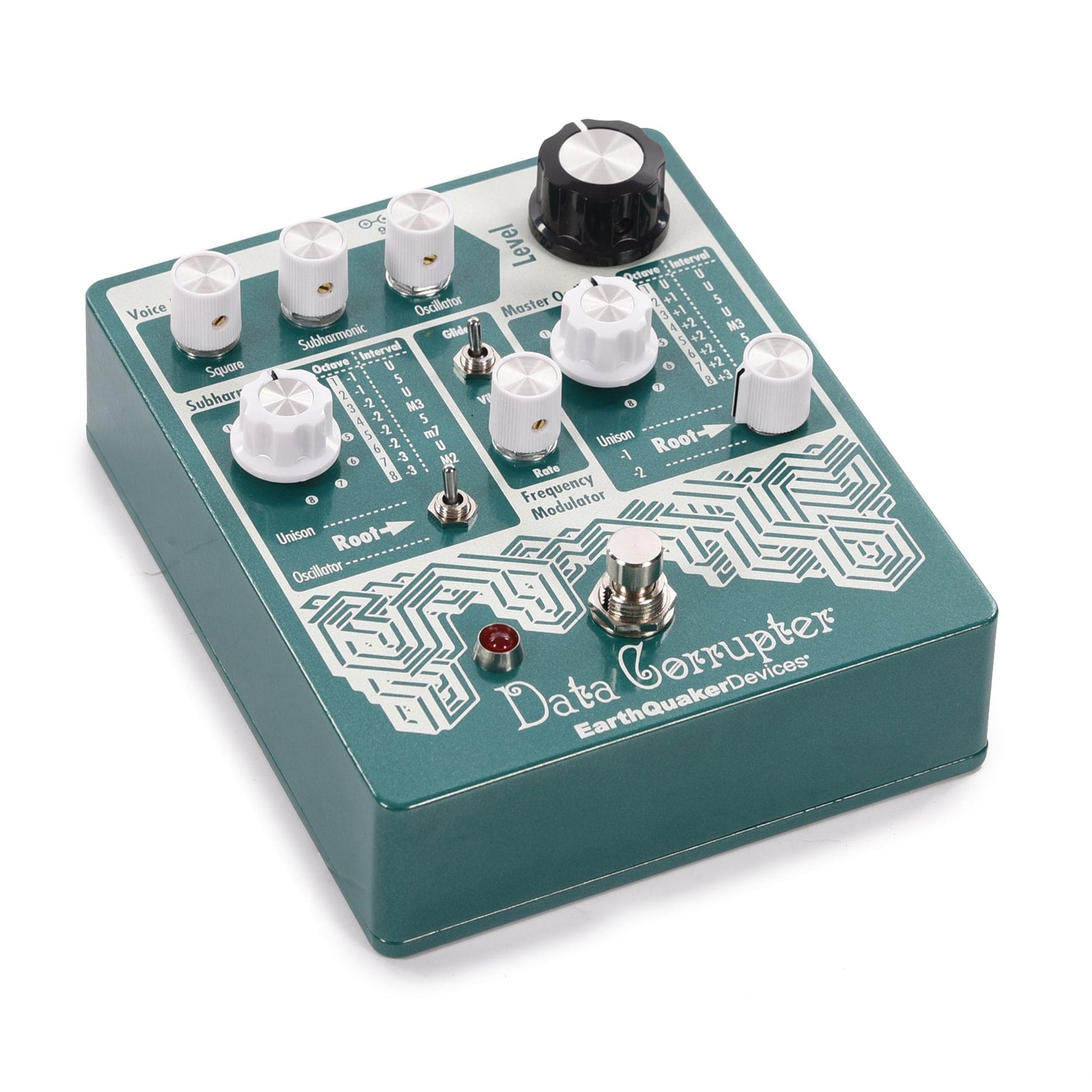 pll pedal Earthquaker Devices Data Corrupter Modulated Monophonic Harmonizing PLL Pedal Winter Mint