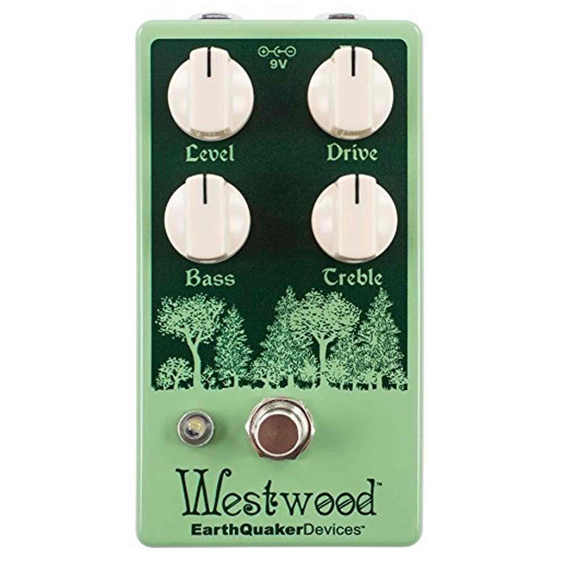 Earthquaker Devices Westwood Translucent Drive Manipulator Bundle w/ Truetone 1 Spot Space Saving 9v Adapter Effects and Pedals / Overdrive and Boost