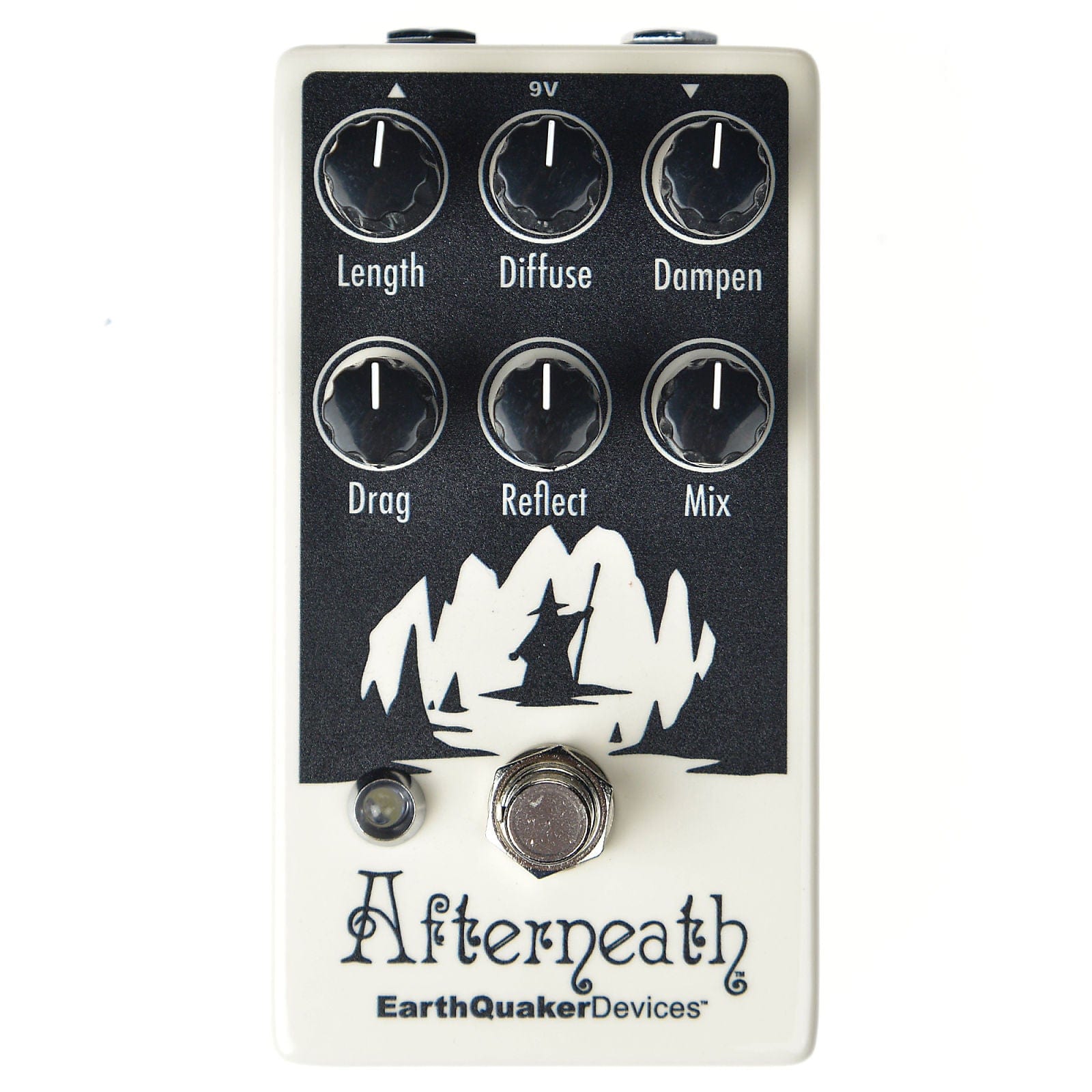 Earthquaker Devices Afterneath Otherworldly Reverberation Machine Invert Glow-in-the-Dark v2 Effects and Pedals / Reverb