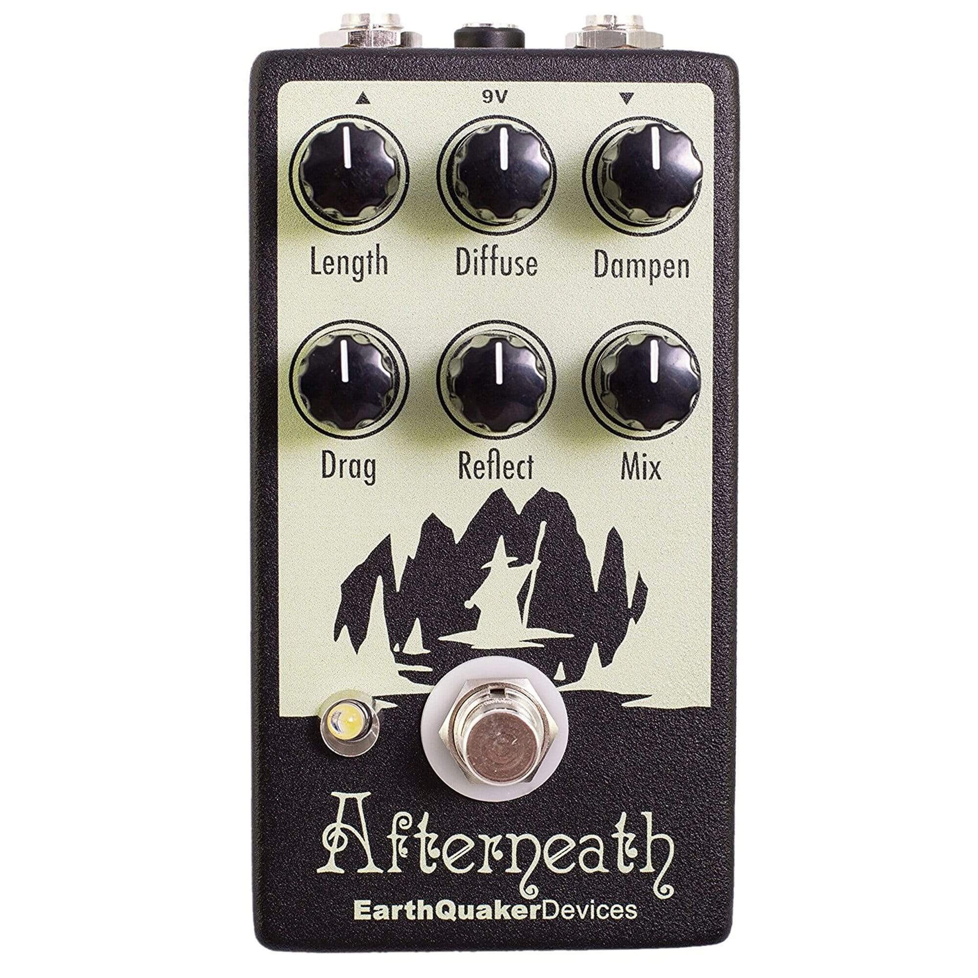 Earthquaker Devices Afterneath Otherworldly Reverberation Machine v2 Bundle w/ Truetone 1 Spot 9v Adapter Effects and Pedals / Reverb