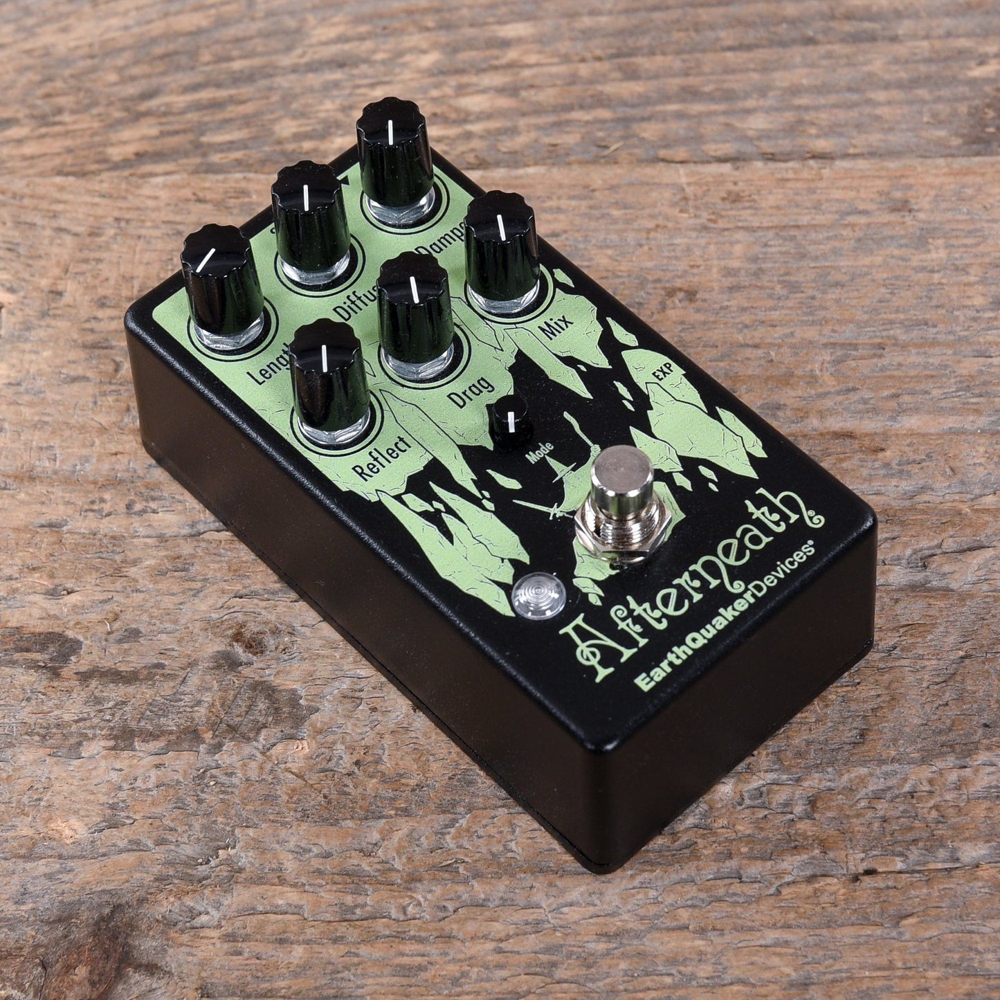 EarthQuaker Devices Afterneath V3 Enhanced Otherworldly Reverberation Machine CME Exclusive Lime Green Effects and Pedals / Reverb