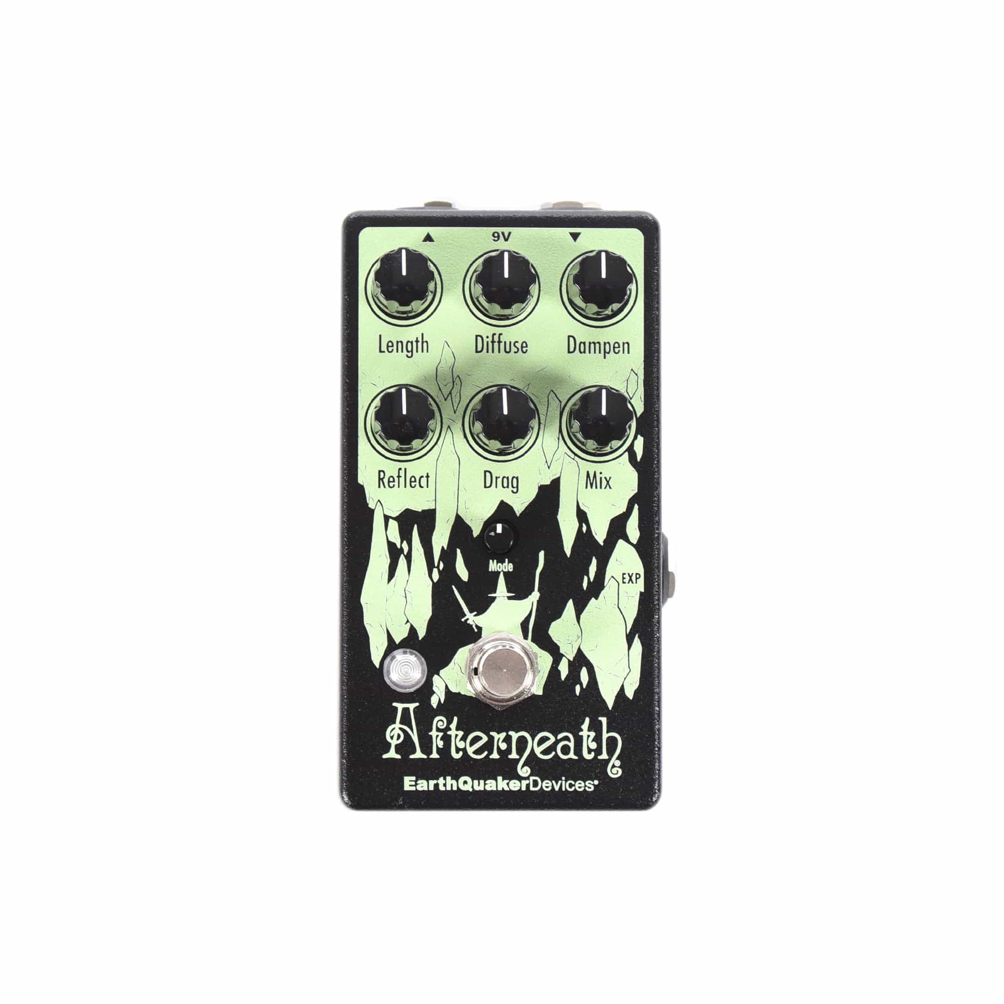Earthquaker Devices Afterneath V3 Enhanced Otherworldly Reverberation Machine Lime Green Effects and Pedals / Reverb