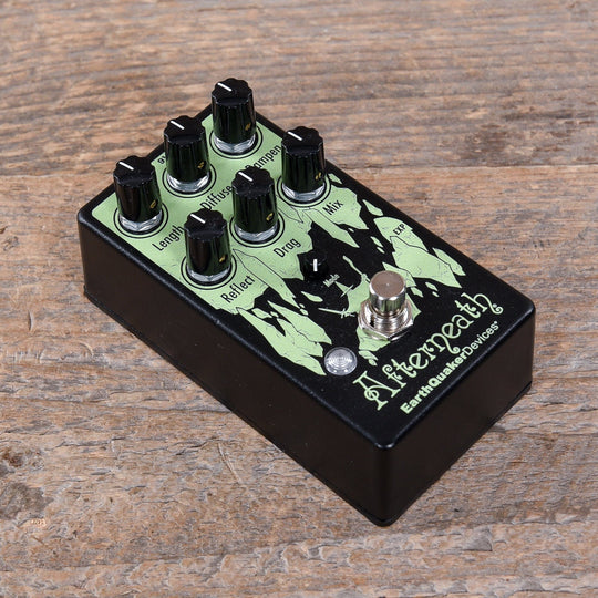 Earthquaker Devices Afterneath V3 Enhanced Otherworldly Reverberation Machine Lime Green Effects and Pedals / Reverb