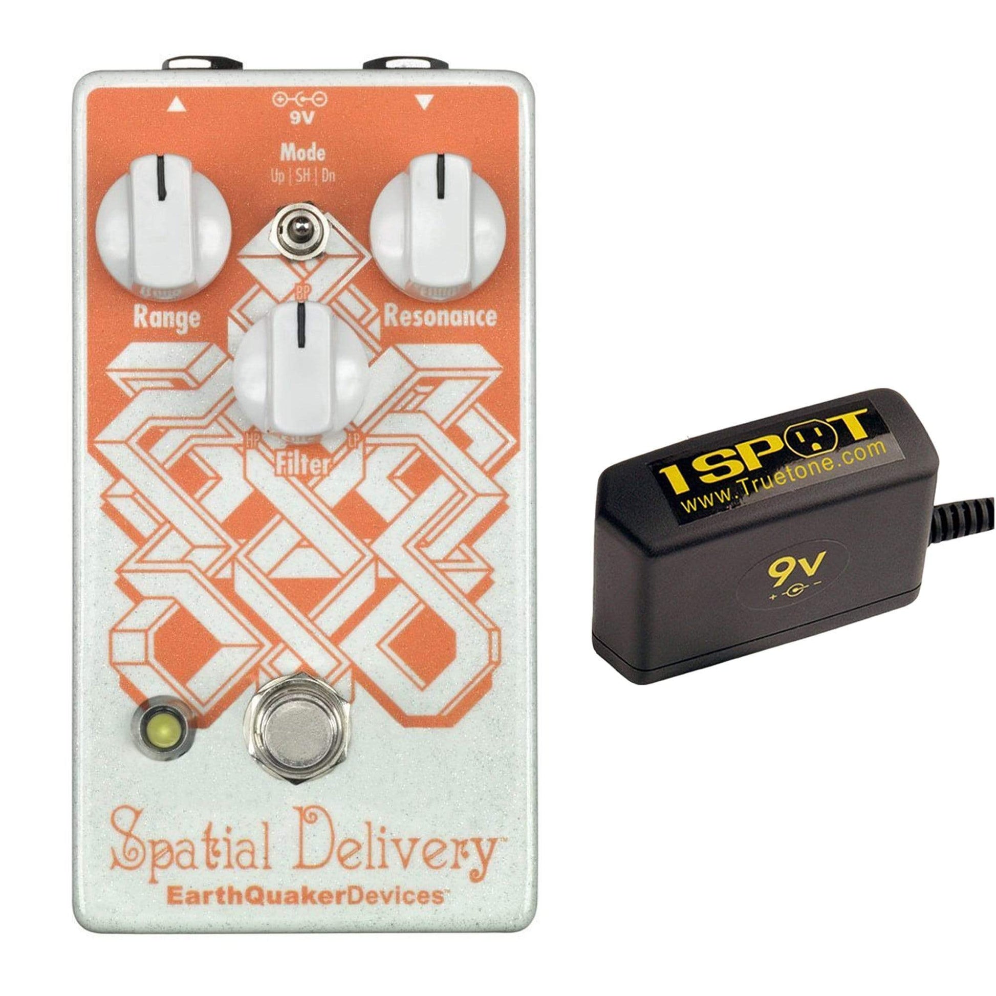 Earthquaker Devices Spatial Delivery v2 Envelope Filter with Sample & Hold Bundle w/ Truetone 1 Spot Space Saving 9v Adapter Effects and Pedals / Wahs and Filters