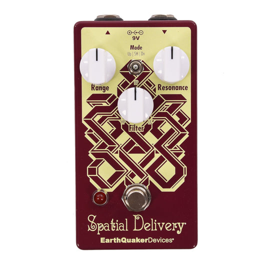 Earthquaker Devices Spatial Delivery V2 Envelope Filter with Sample & Hold Pedal Claret Violet Effects and Pedals / Wahs and Filters