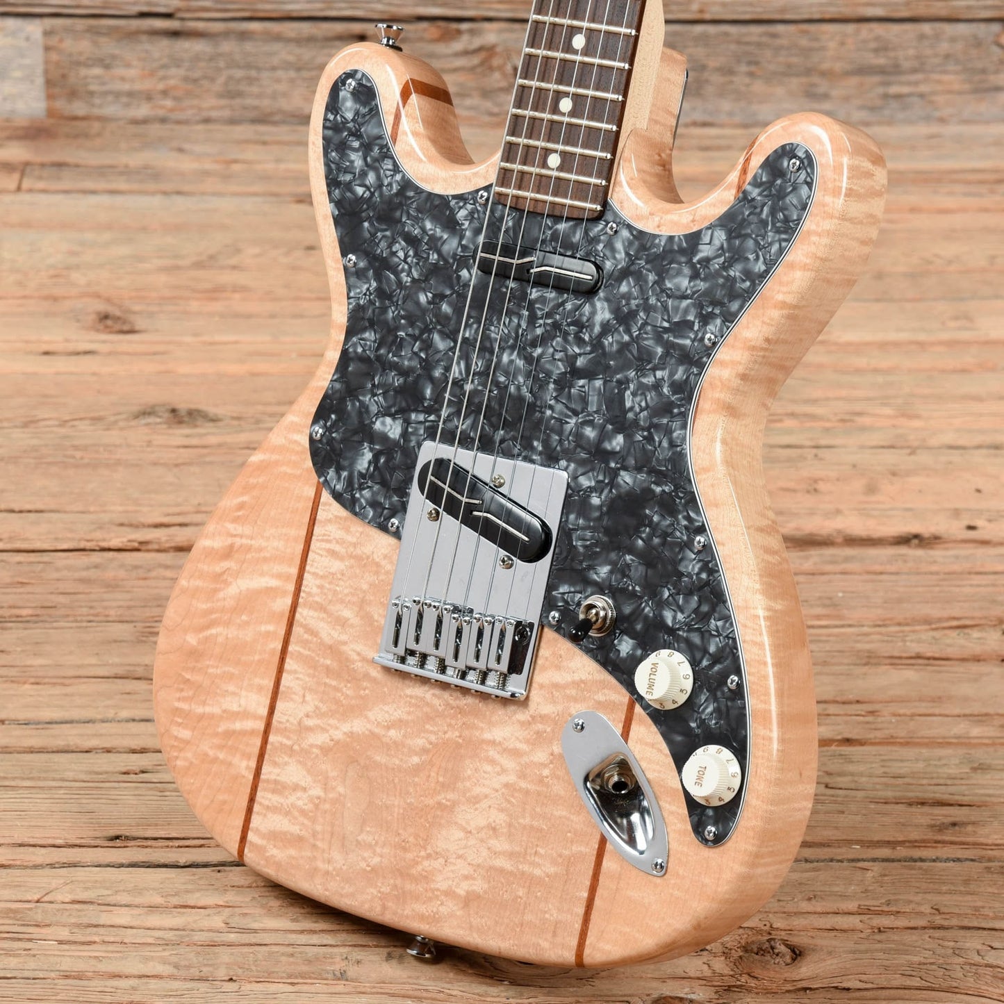 East Virginia Guitars DC-6 Natural Electric Guitars / Solid Body