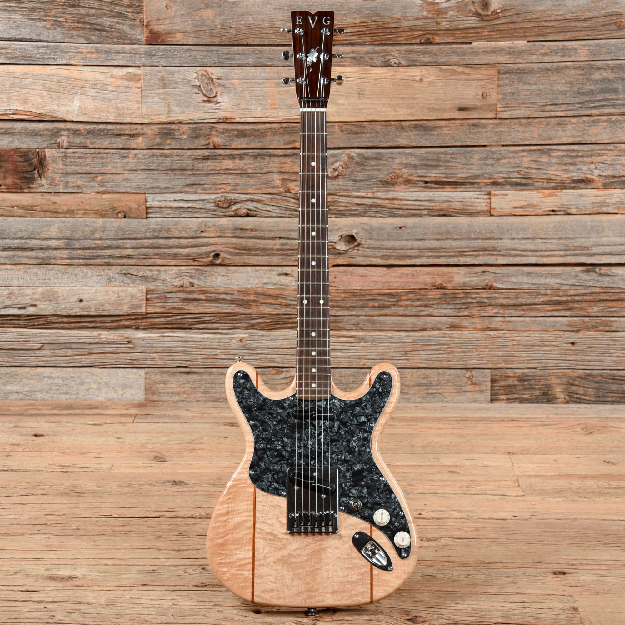 East Virginia Guitars DC-6 Natural Electric Guitars / Solid Body