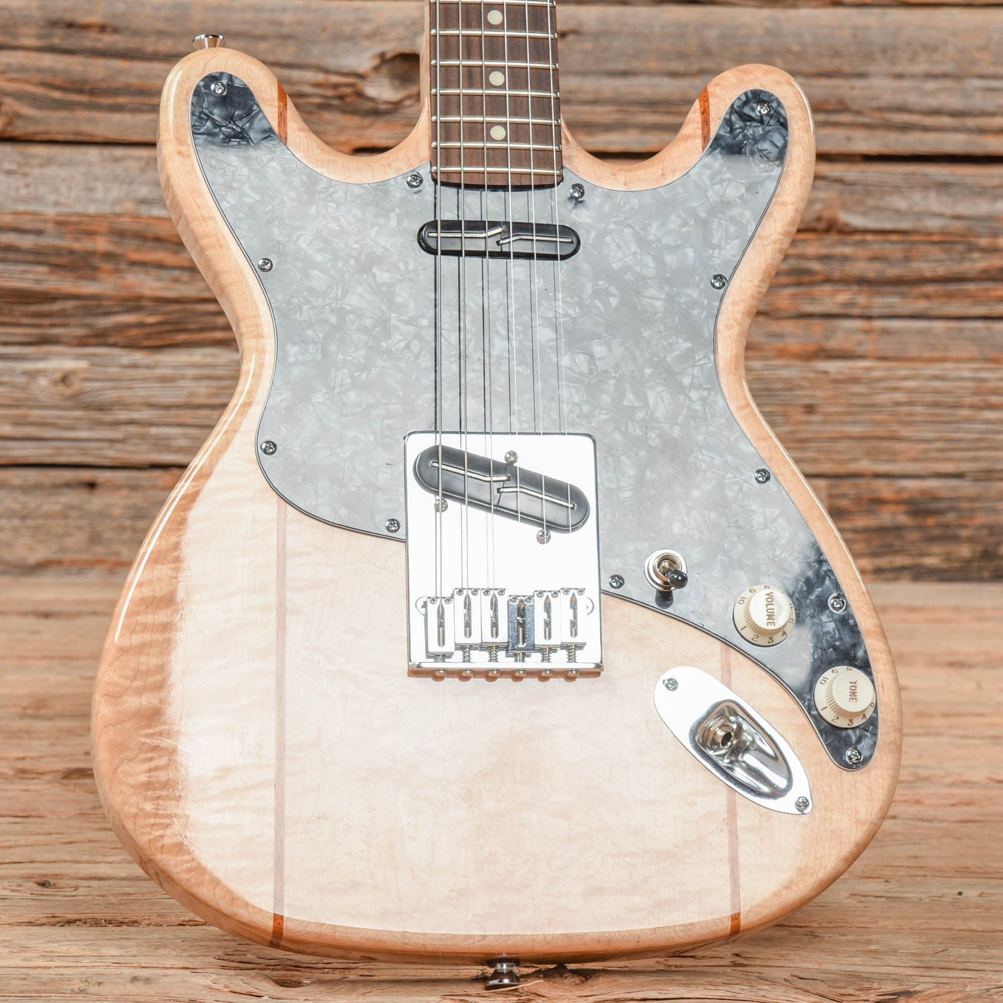 East Virginia Guitars DC-6 Natural Electric Guitars / Solid Body