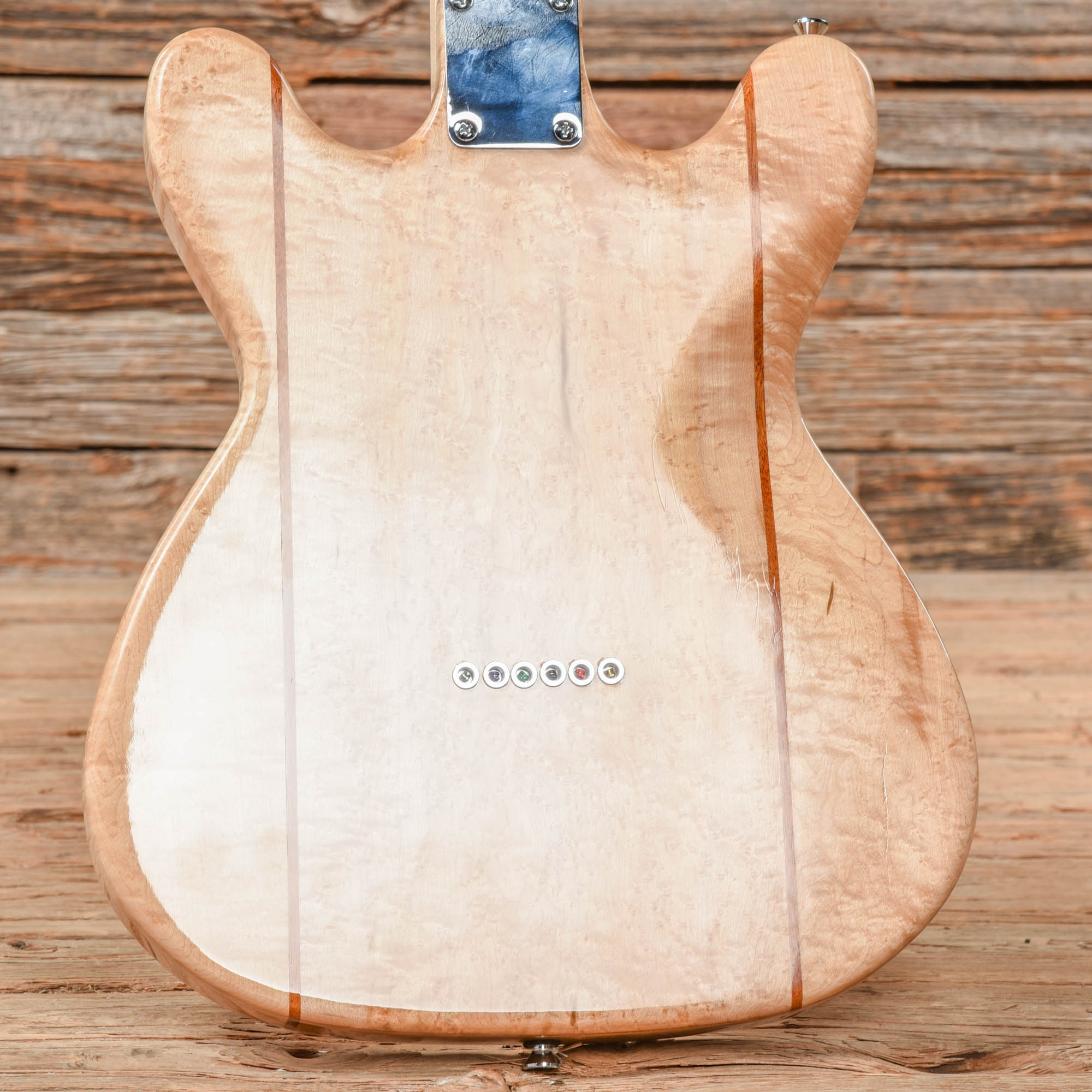 East Virginia Guitars DC-6 Natural Electric Guitars / Solid Body