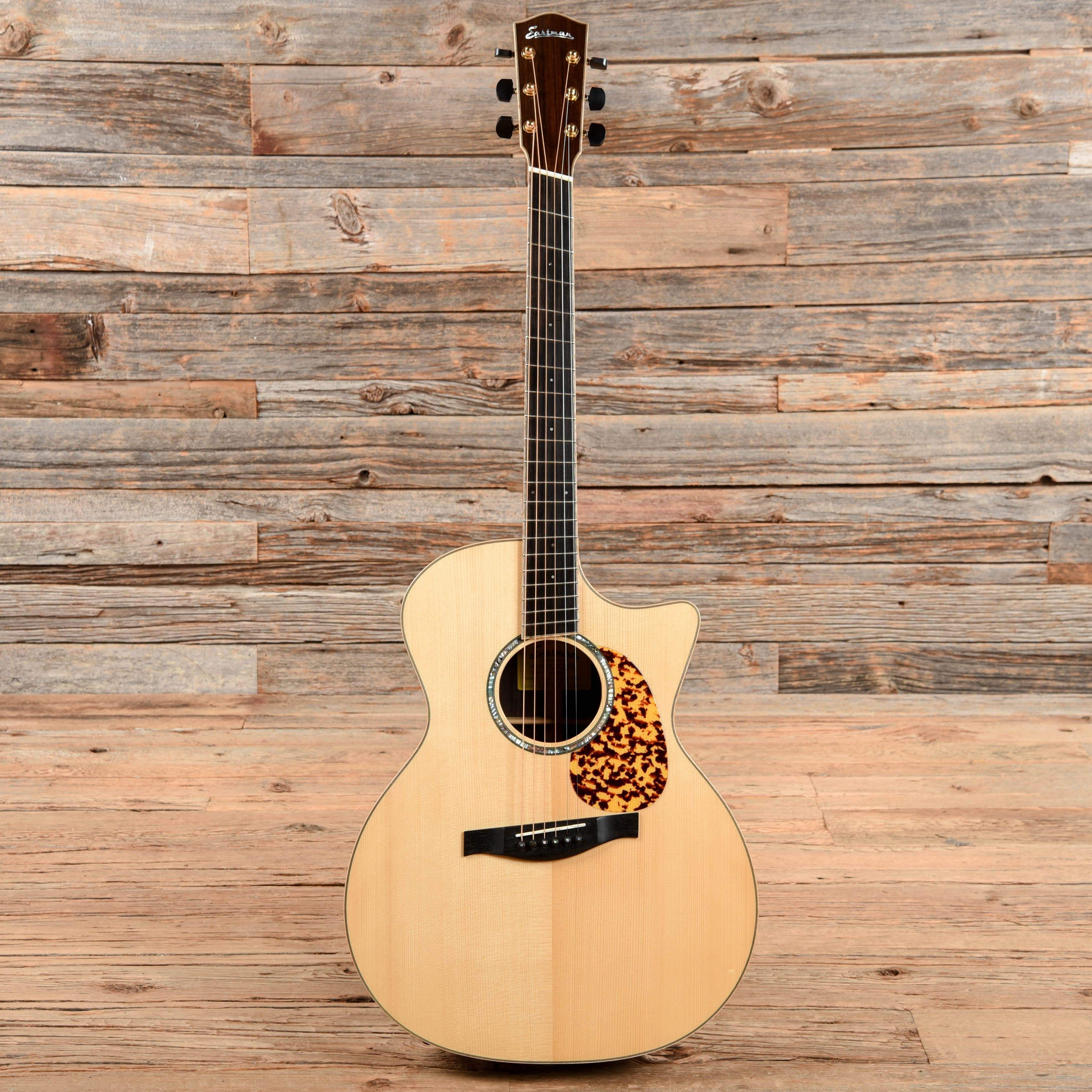 Eastman AC822CE-FF Fan Fret Natural Acoustic Guitars / Concert
