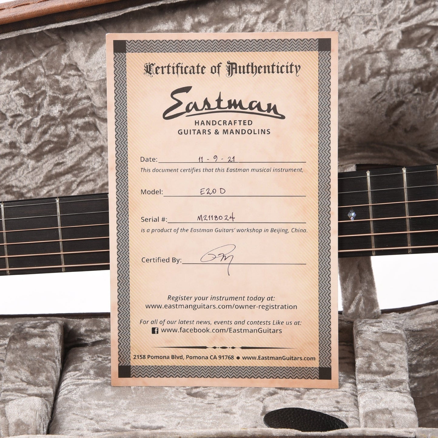 Eastman Traditional E20D Adirondack/Rosewood Dreadnought Natural Acoustic Guitars / Dreadnought