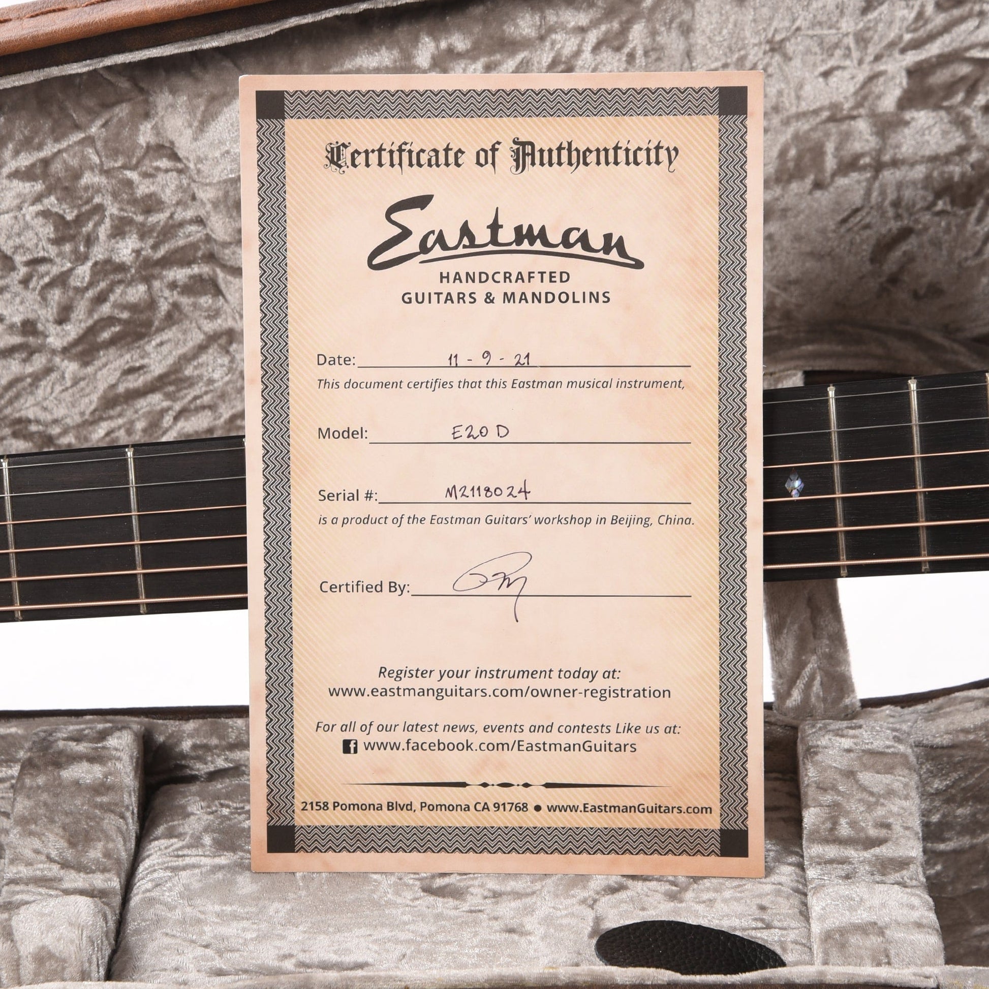 Eastman Traditional E20D Adirondack/Rosewood Dreadnought Natural Acoustic Guitars / Dreadnought