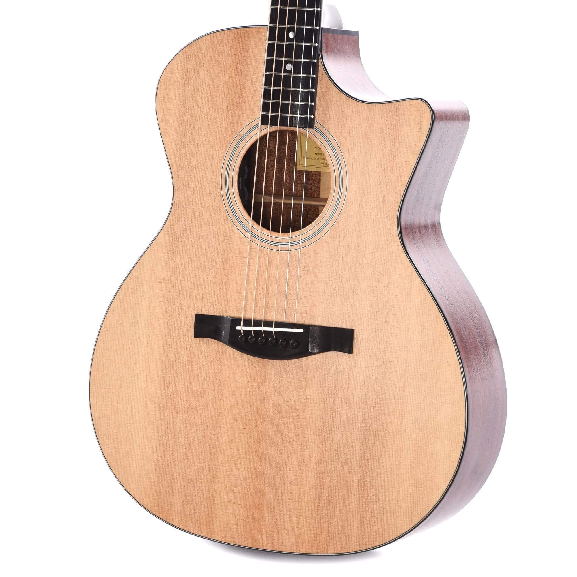 Eastman AC Series AC122-1CE Sitka/Sapele Grand Auditorium Cutaway Natural Acoustic Guitars / OM and Auditorium