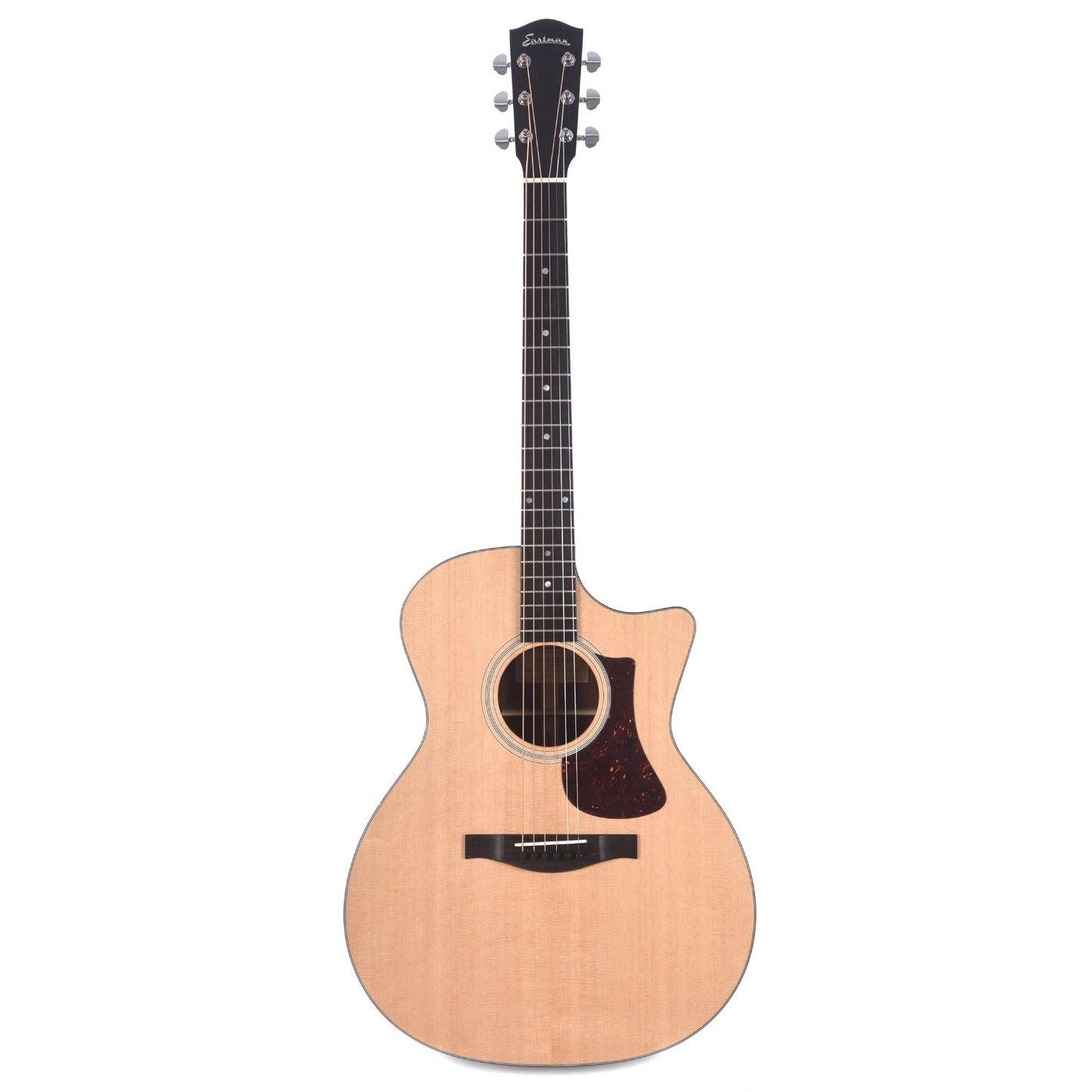 Eastman AC Series AC222CE Sitka/Ovangkol Grand Auditorium Cutaway Natural w/Fishman Sonitone Acoustic Guitars / OM and Auditorium