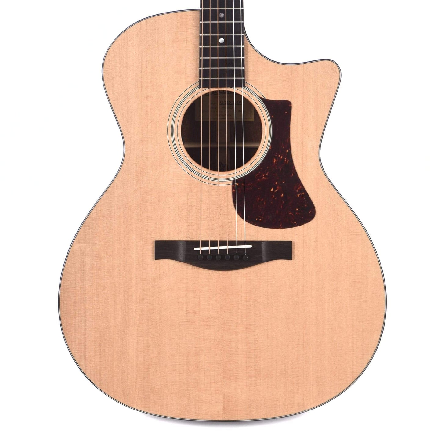 Eastman AC Series AC222CE Sitka/Ovangkol Grand Auditorium Cutaway Natural w/Fishman Sonitone Acoustic Guitars / OM and Auditorium