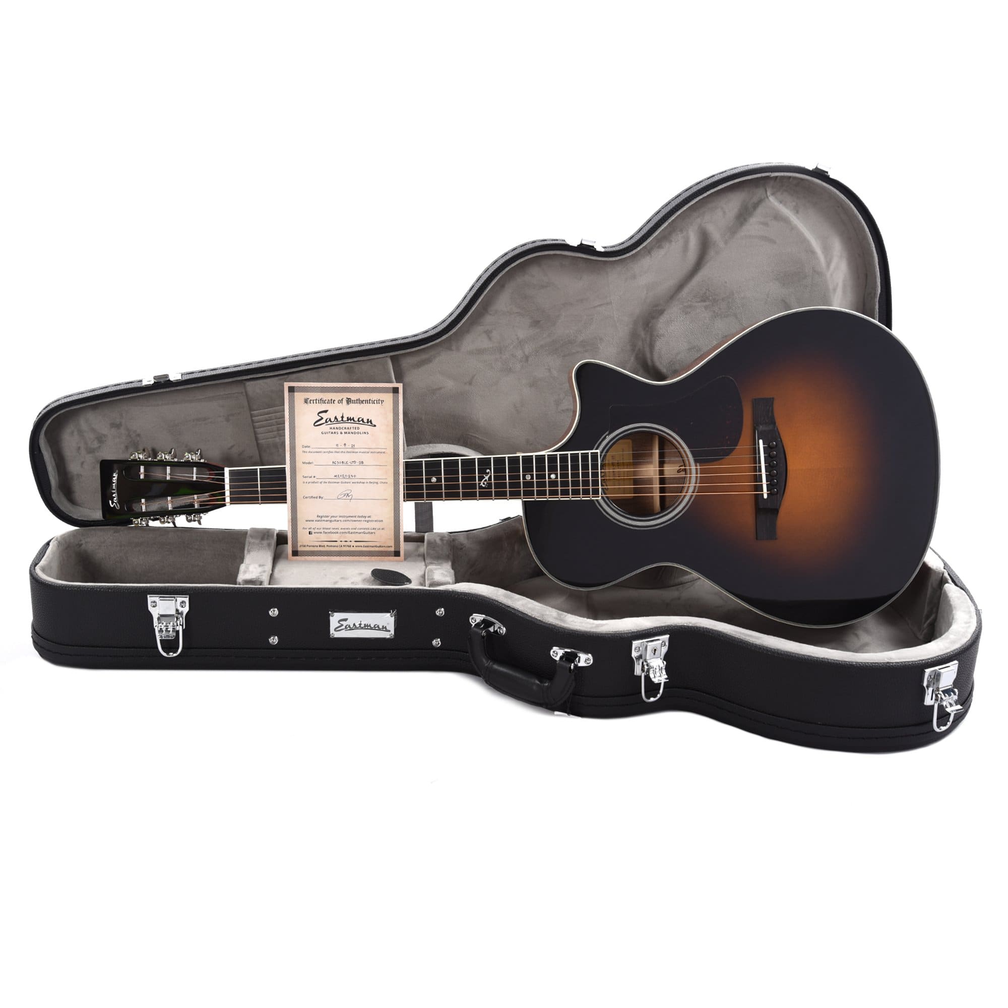 Eastman AC308CE Limited Edition Sitka/Mahogany Sunburst w/Pickup Acoustic Guitars / OM and Auditorium