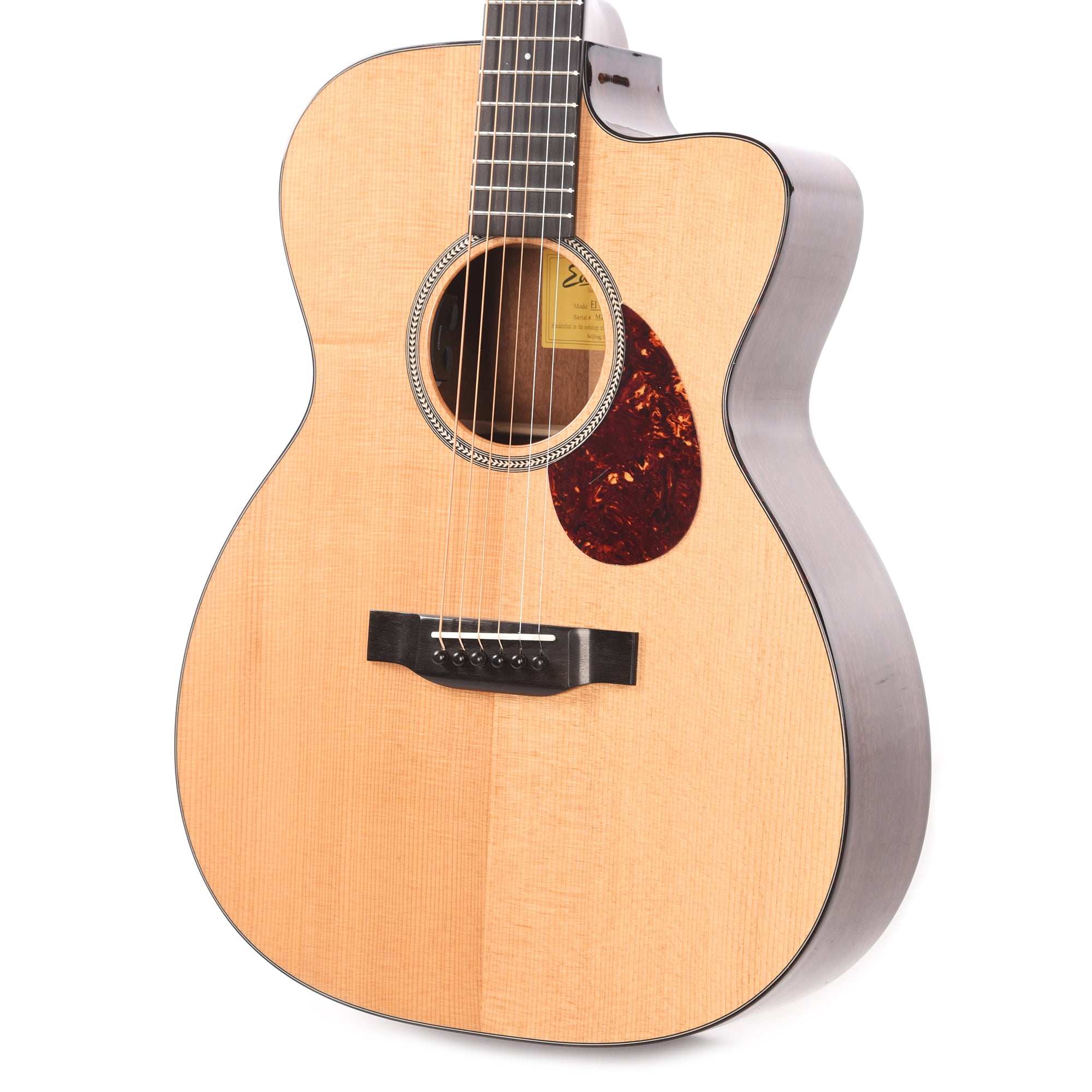 Eastman E1OMCE-SP Special Thermo-Cured Sitka/Sapele OM Natural Acoustic Guitars / OM and Auditorium