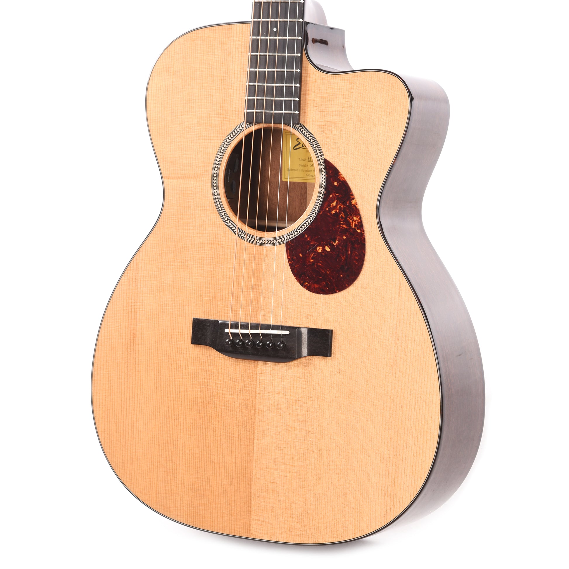 Eastman E1OMCE-SP Special Thermo-Cured Sitka/Sapele OM Natural Acoustic Guitars / OM and Auditorium