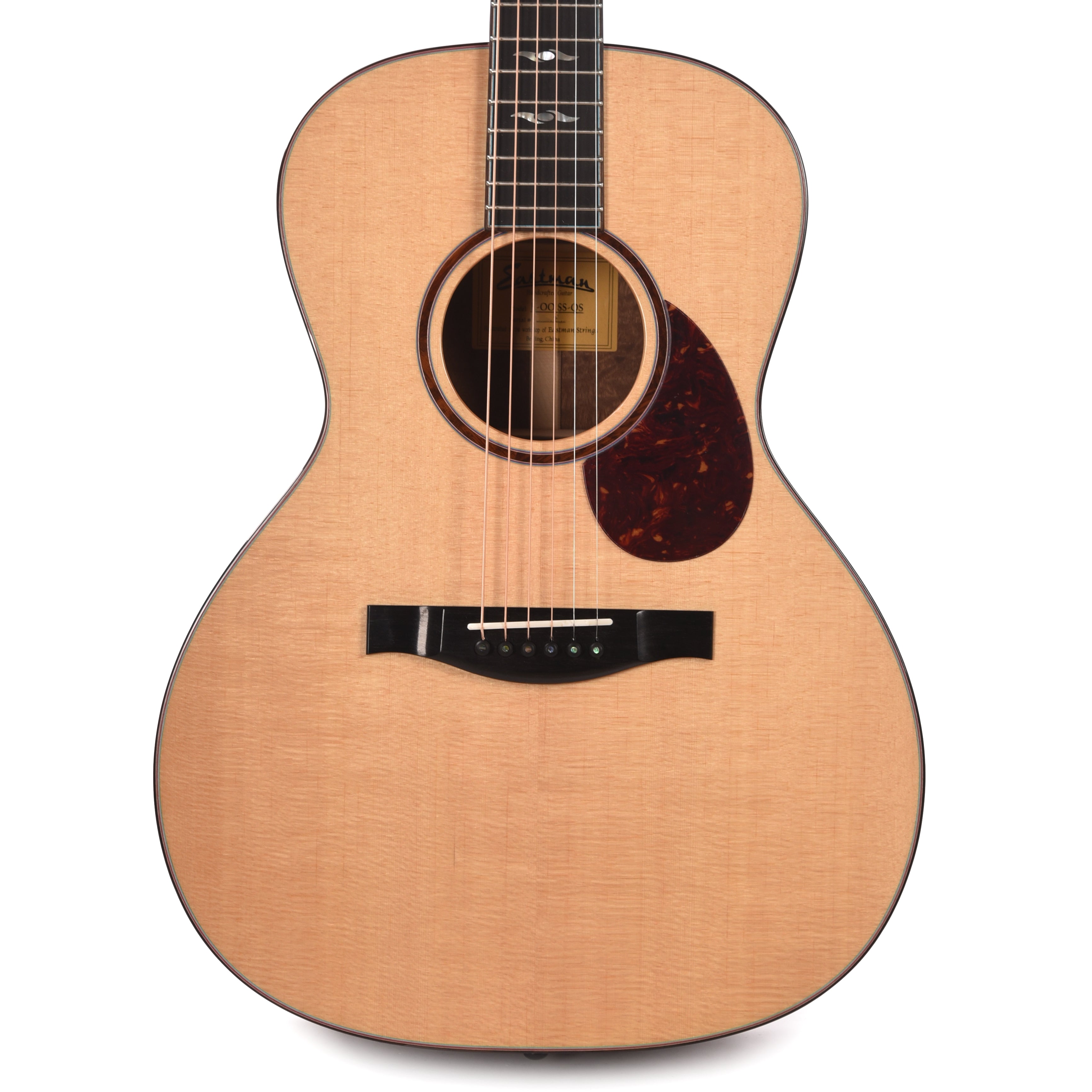 Eastman L-OOSS-QS European Spruce/AA Quilted Sapele OOSS Natural Acoustic Guitars / OM and Auditorium