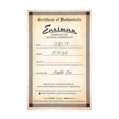 Eastman PCH Series Sitka/Sapele OM Natural Acoustic Guitars / OM and Auditorium