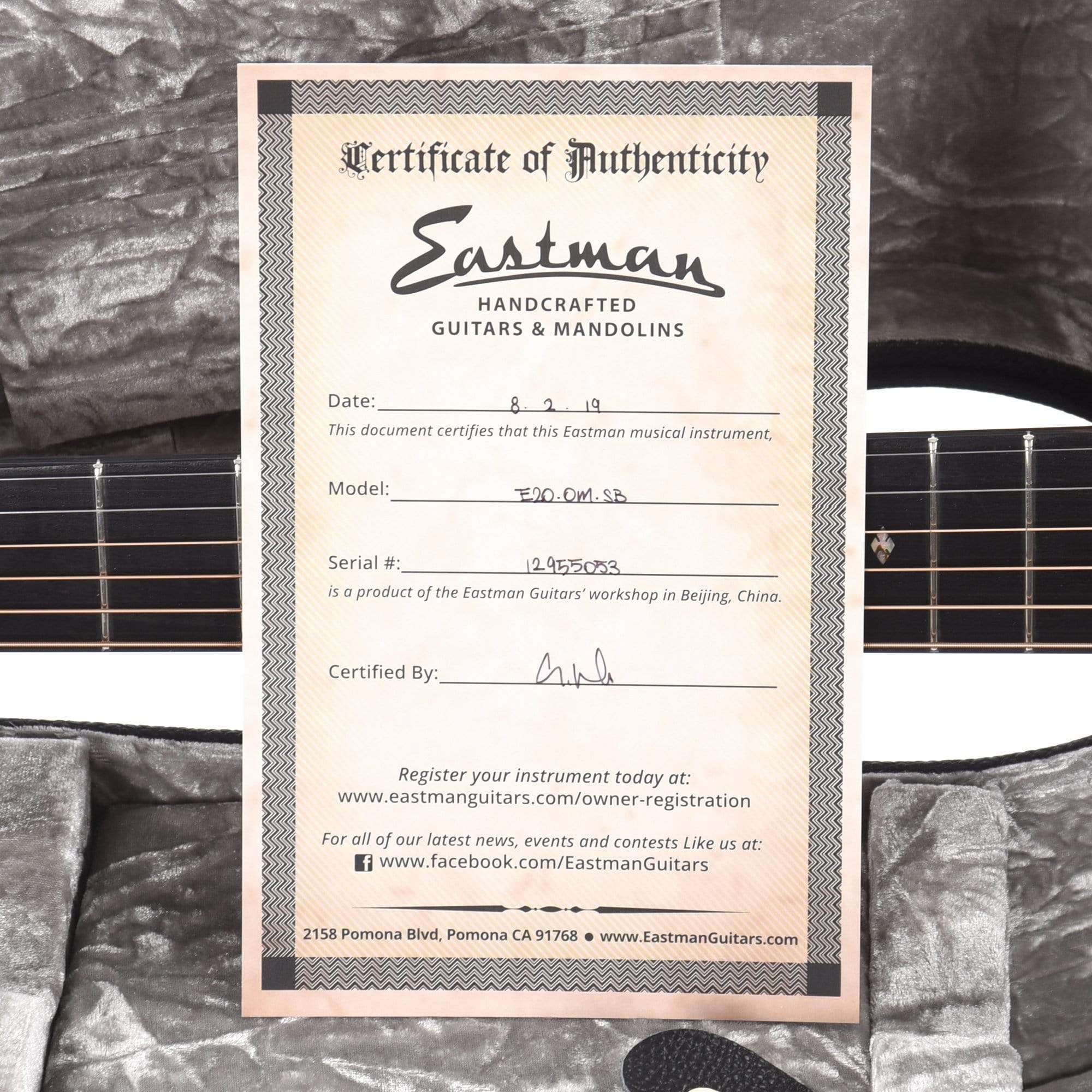 Eastman Traditional E20OM Adirondack/Rosewood OM Sunburst Acoustic Guitars / OM and Auditorium