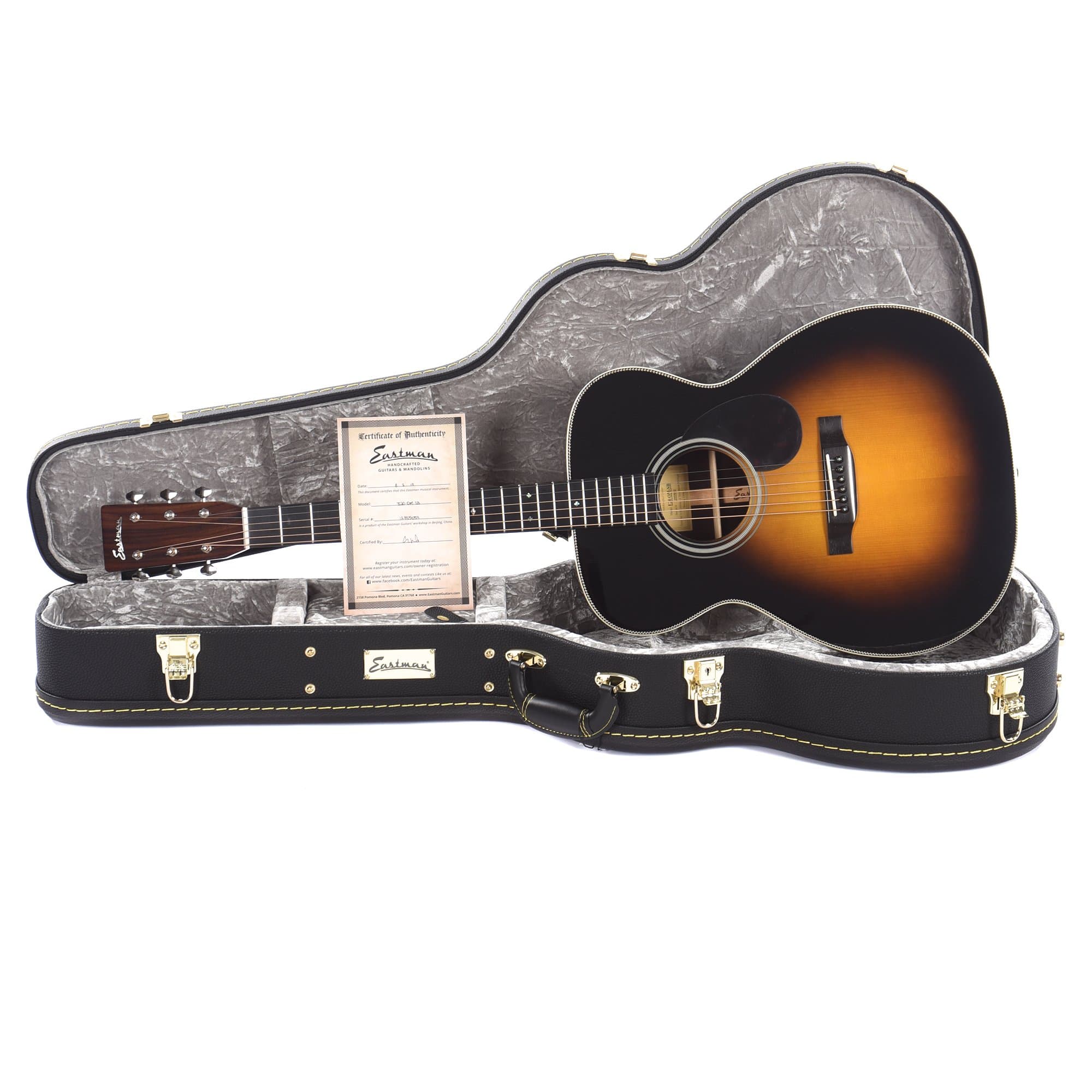 Eastman Traditional E20OM Adirondack/Rosewood OM Sunburst Acoustic Guitars / OM and Auditorium